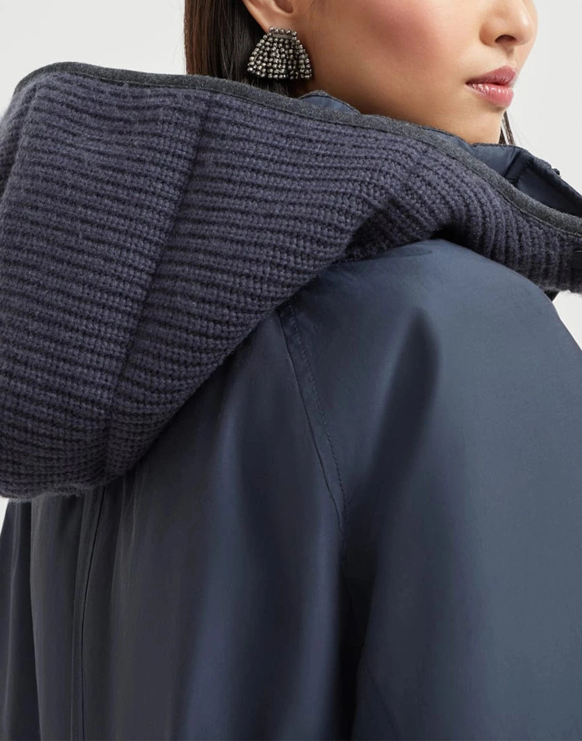 Brunello Cucinelli Techno Cotton Water-Resistant Taffeta Jacket