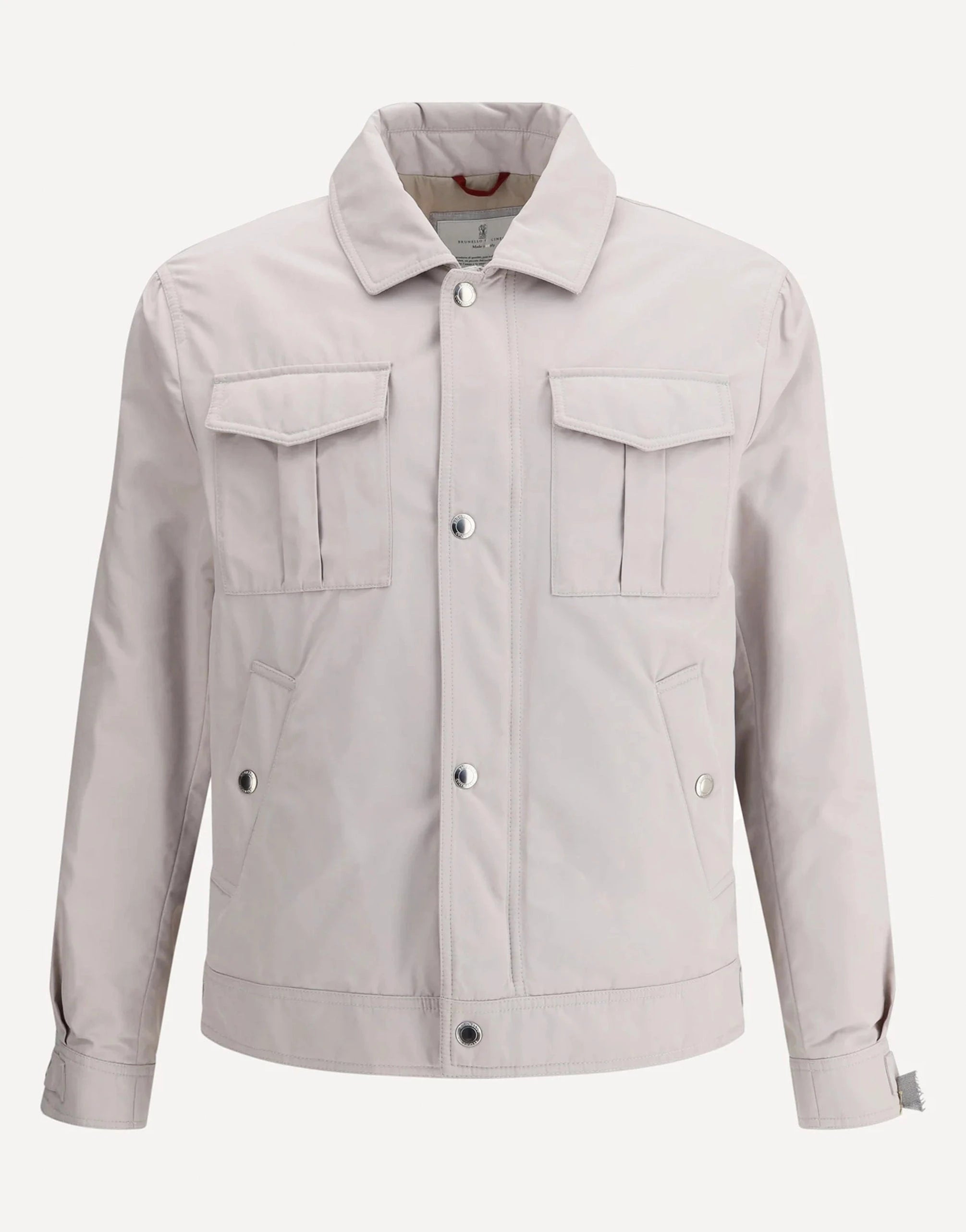 Brunello Cucinelli Techno Satin Bomber Jacket