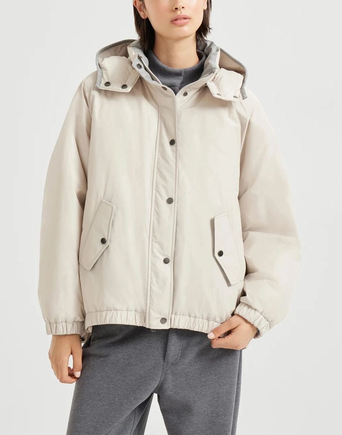 Brunello Cucinelli Techno Water-Resistant Taffeta Jacket