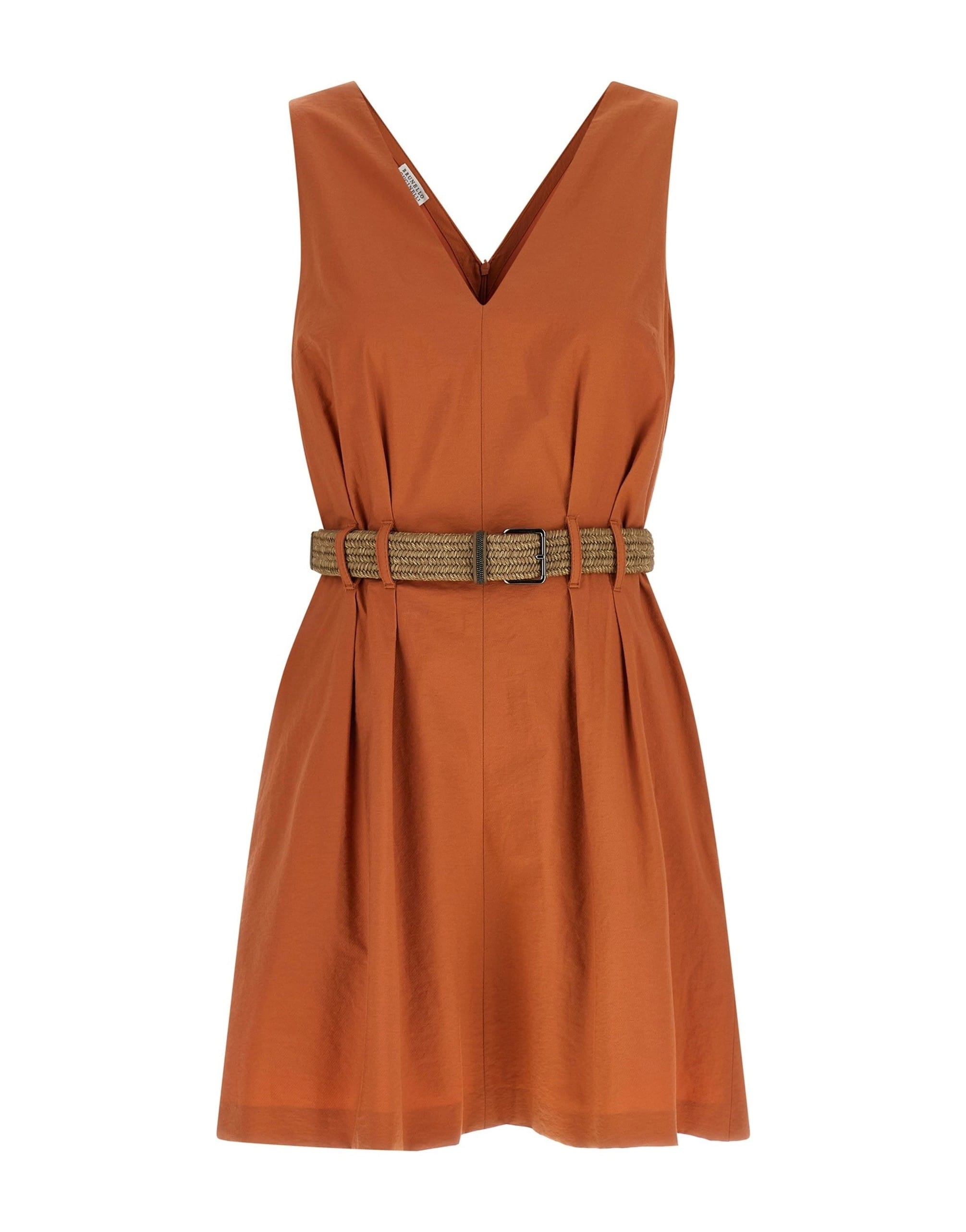 Brunello Cucinelli Brunello Cucinelli Texture Twill Mini Dress