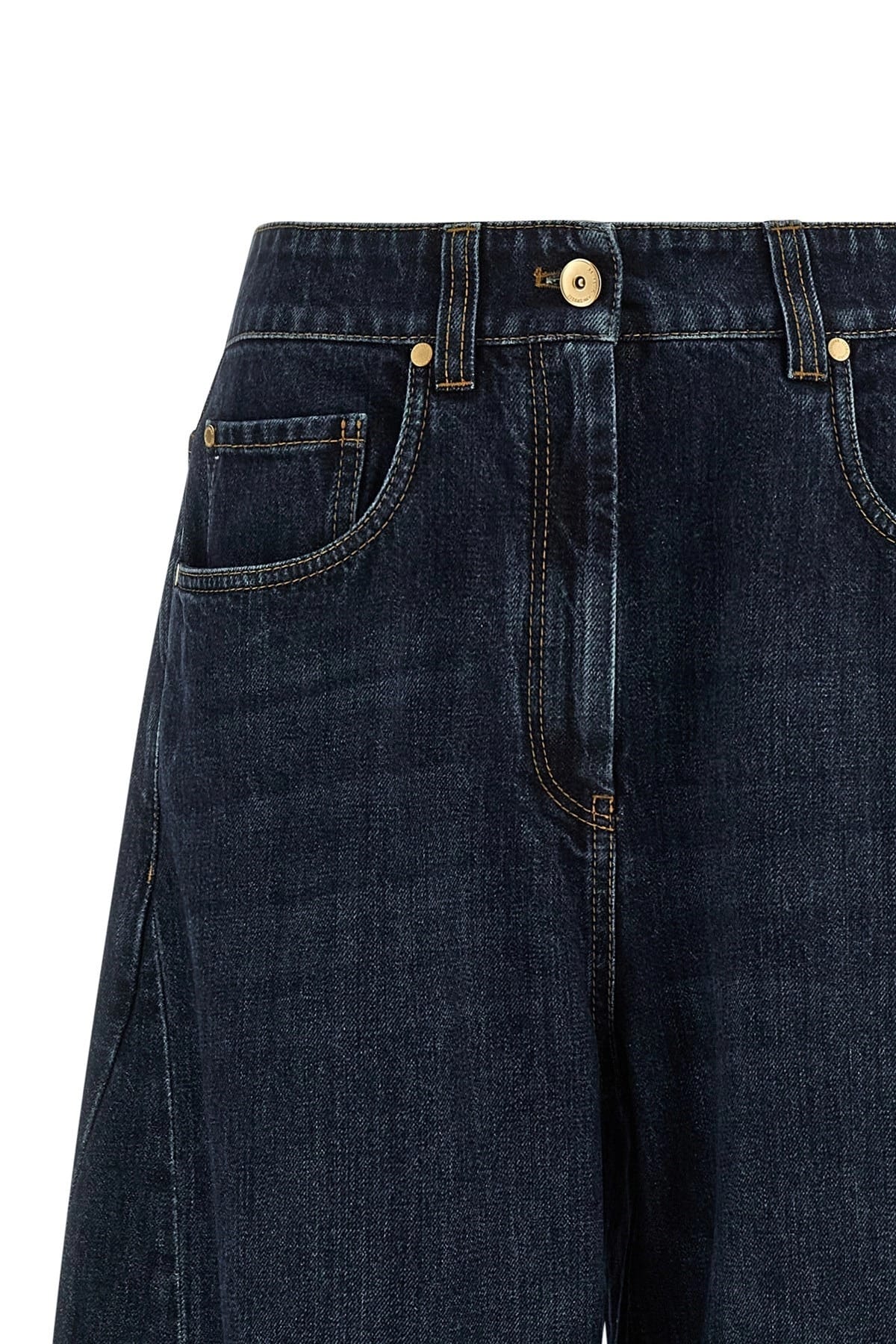 Brunello Cucinelli Brunello Cucinelli The Wide Barrel Jeans
