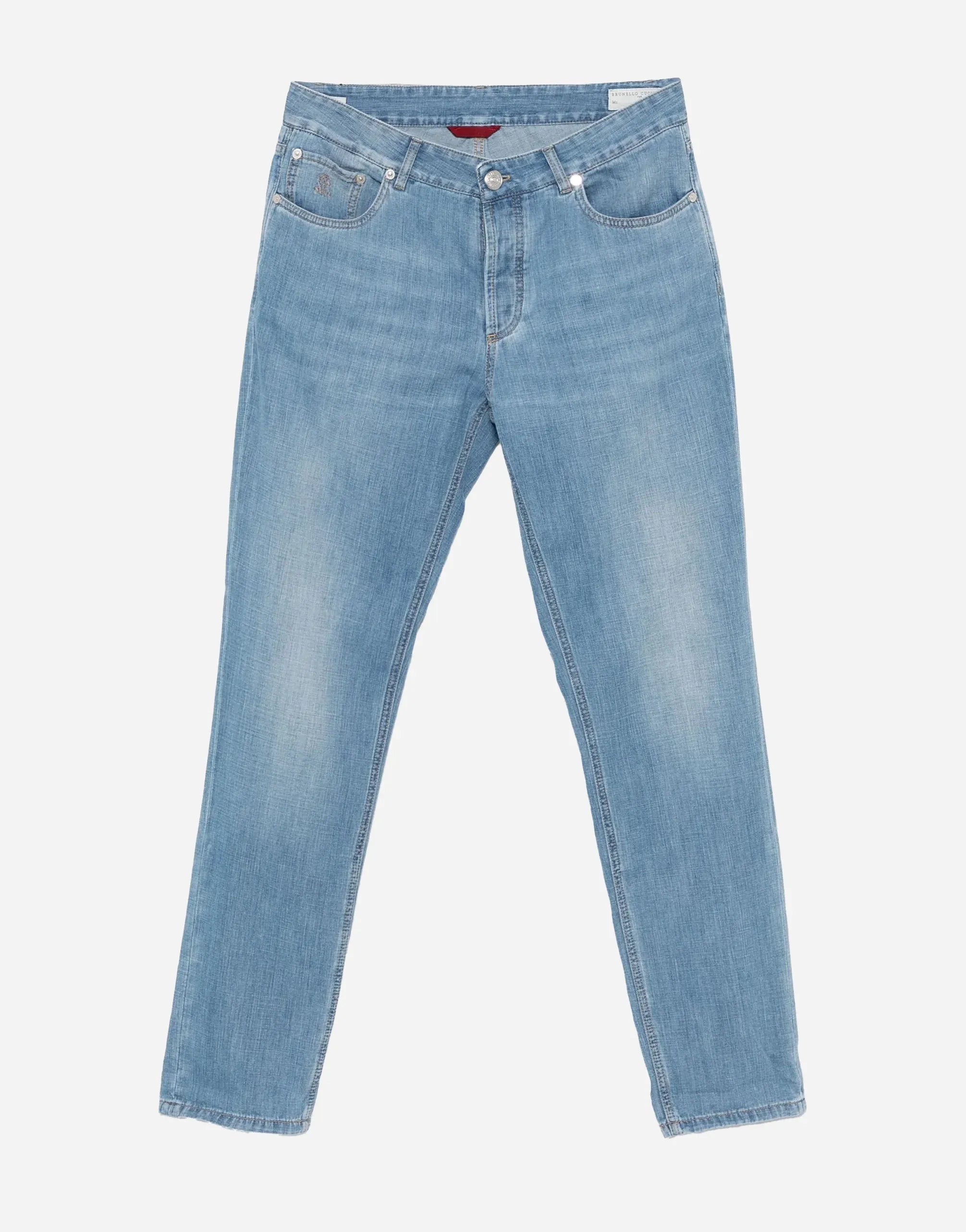 Brunello Cucinelli Traditional Fit Cuffed-Hem Jeans