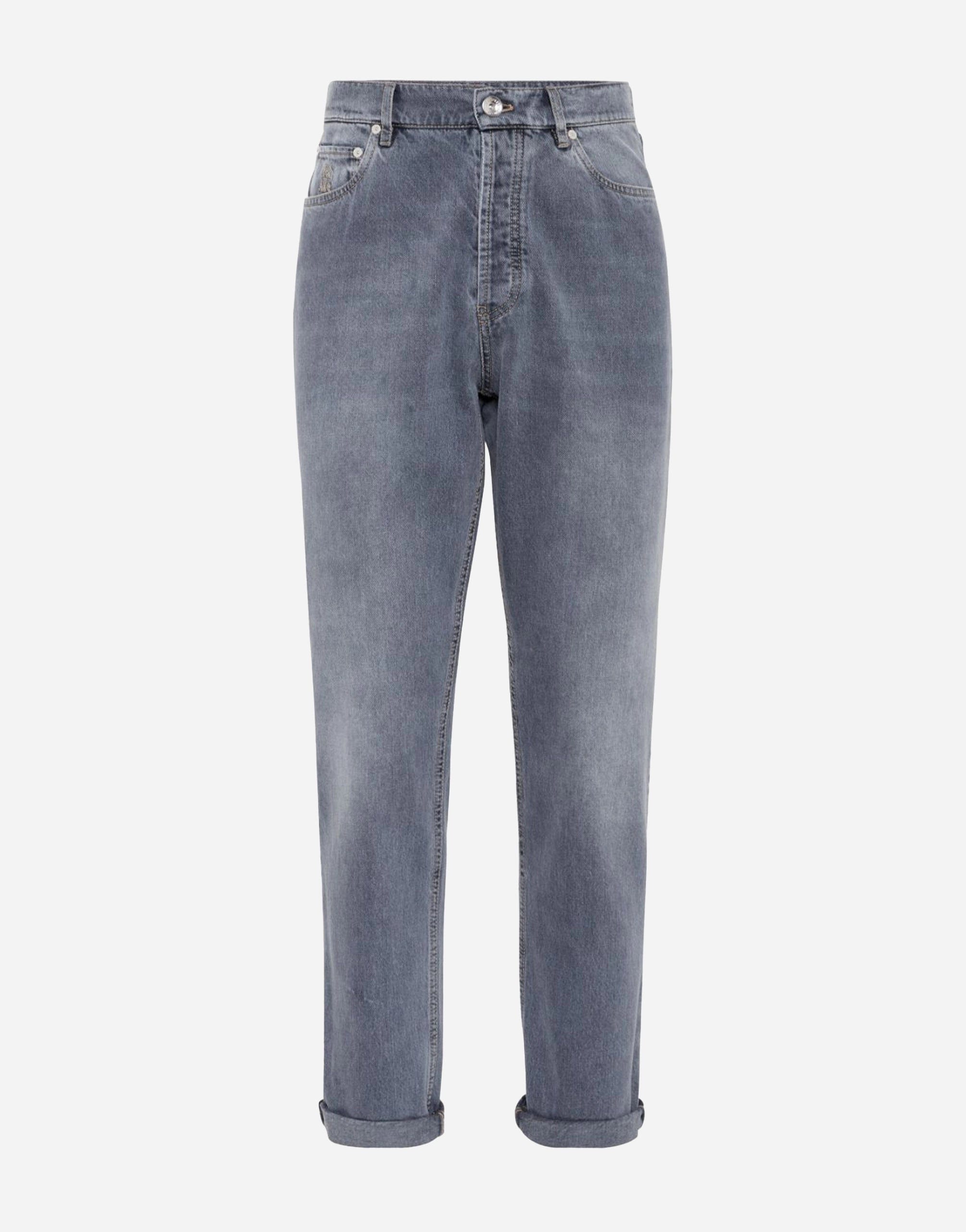 Brunello Cucinelli Turn-Up Hem Jeans