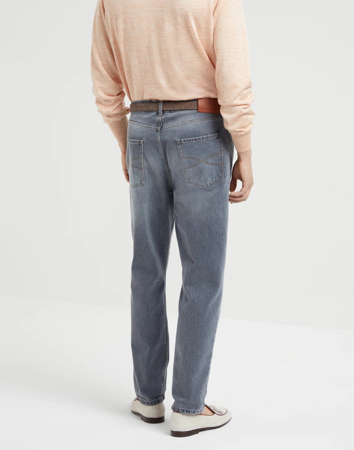 Brunello Cucinelli Turn-Up Hem Jeans