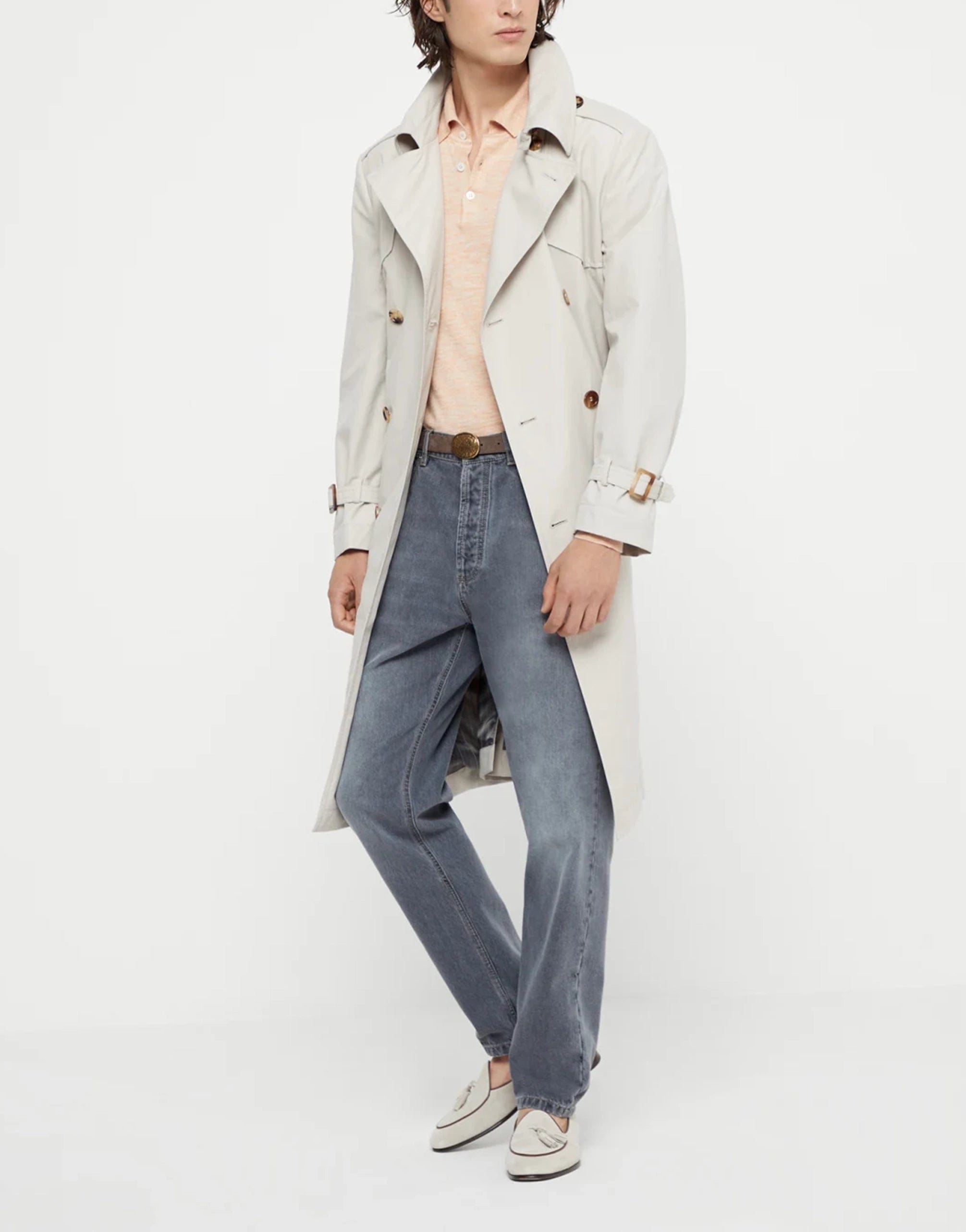 Brunello Cucinelli Turn-Up Hem Jeans