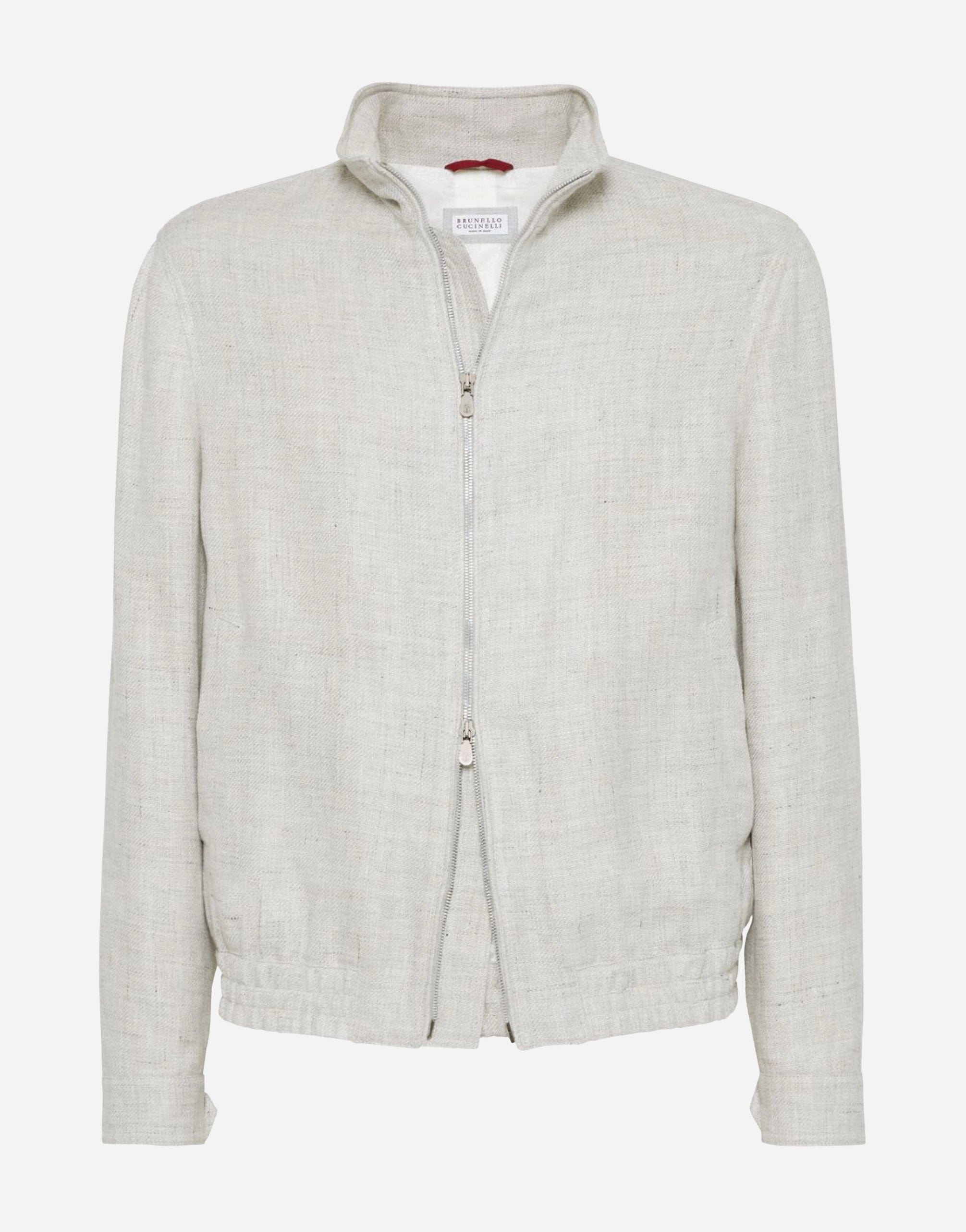 Brunello Cucinelli Twill Bomber Jacket