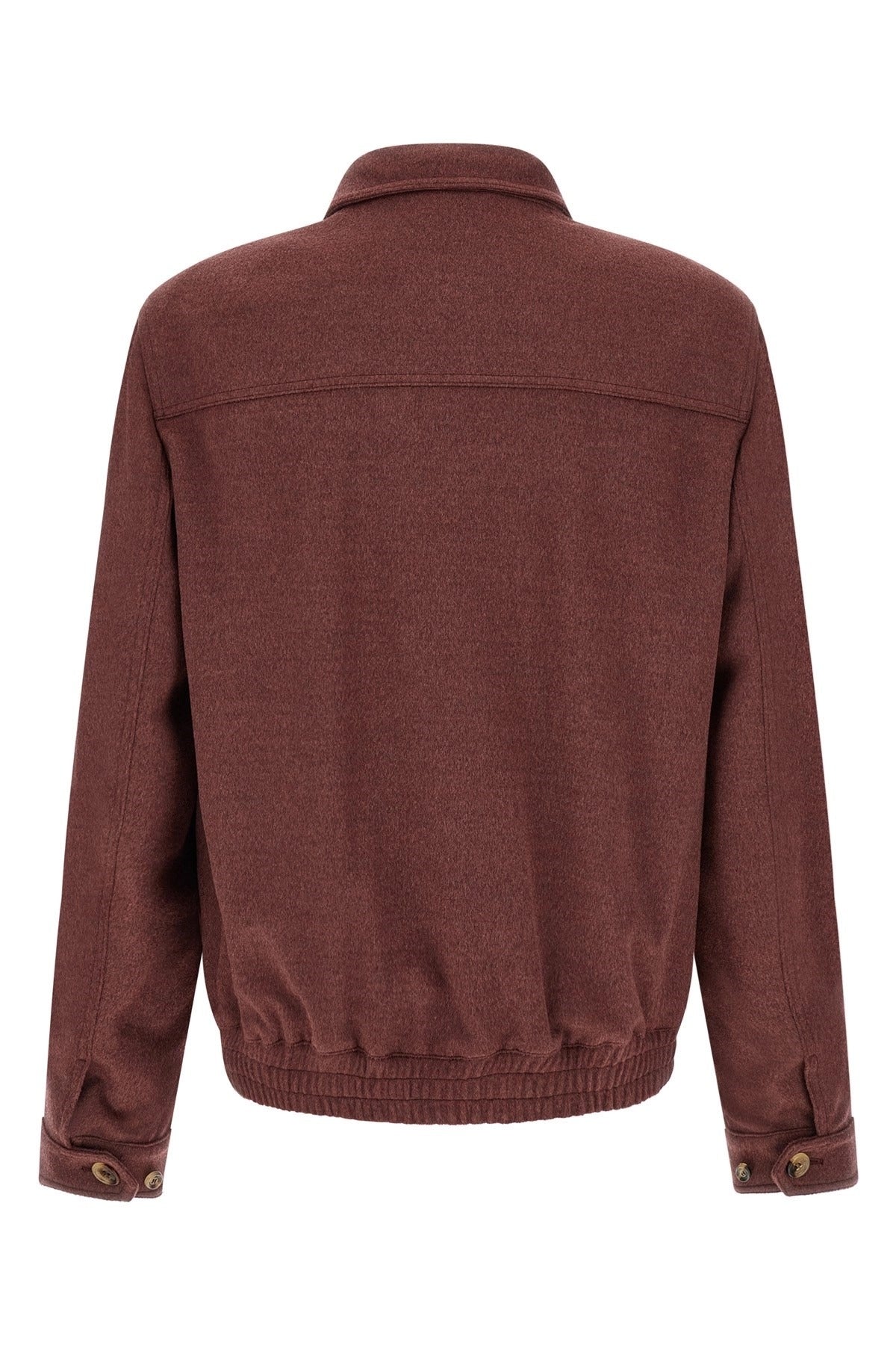 Brunello Cucinelli Virgin Wool Beaver Bomber Jacket - alternate view