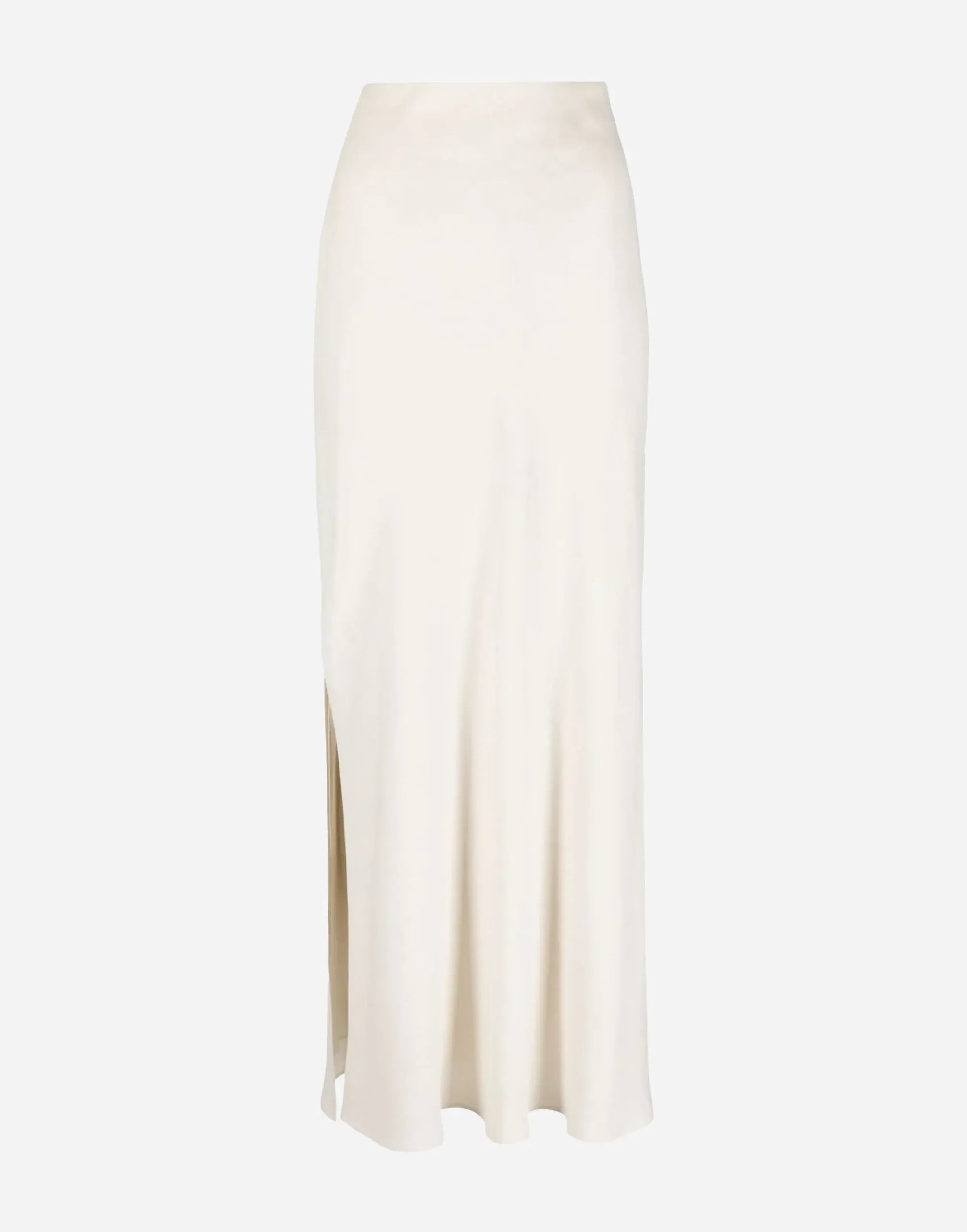 Brunello Cucinelli Viscose-Linen Blend Twill Bias-Cut Skirt