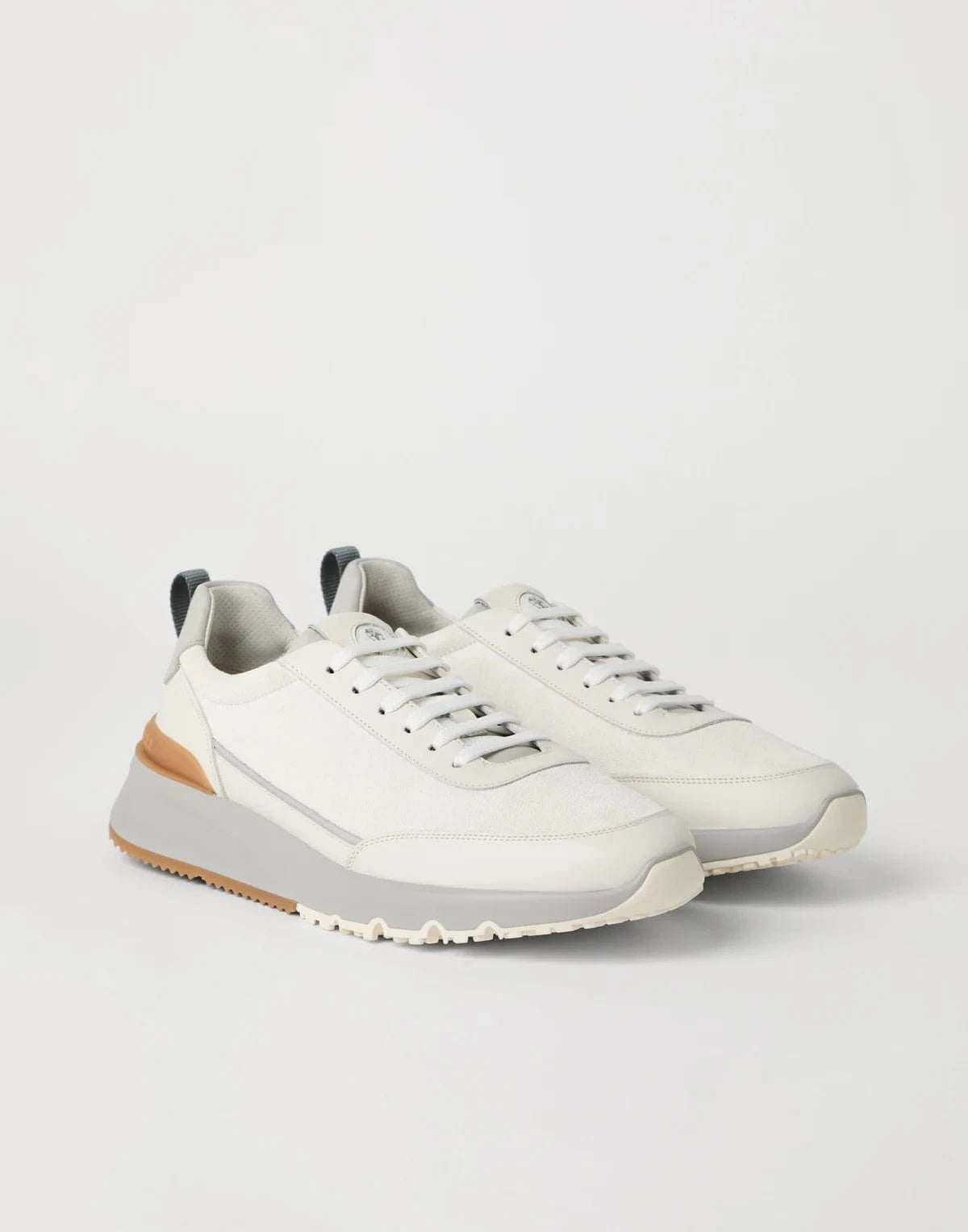 Brunello Cucinelli Washed Suede Leather Sneakers | Sendegaro Brunello Cucinelli Washed Suede Leather Sneakers | Sendegaro