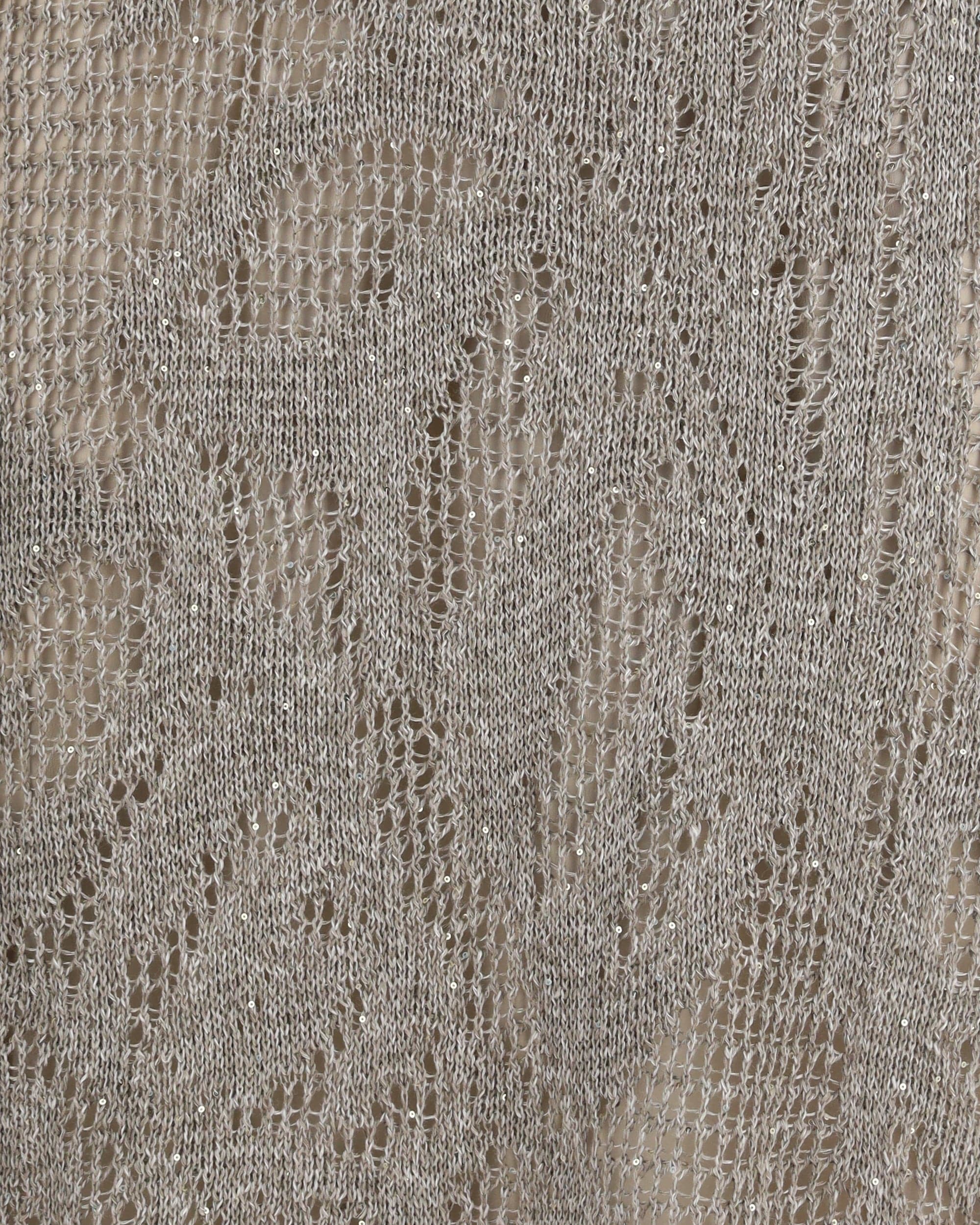 Brunello Cucinelli Water Lilies Openwork Maxi Dress
