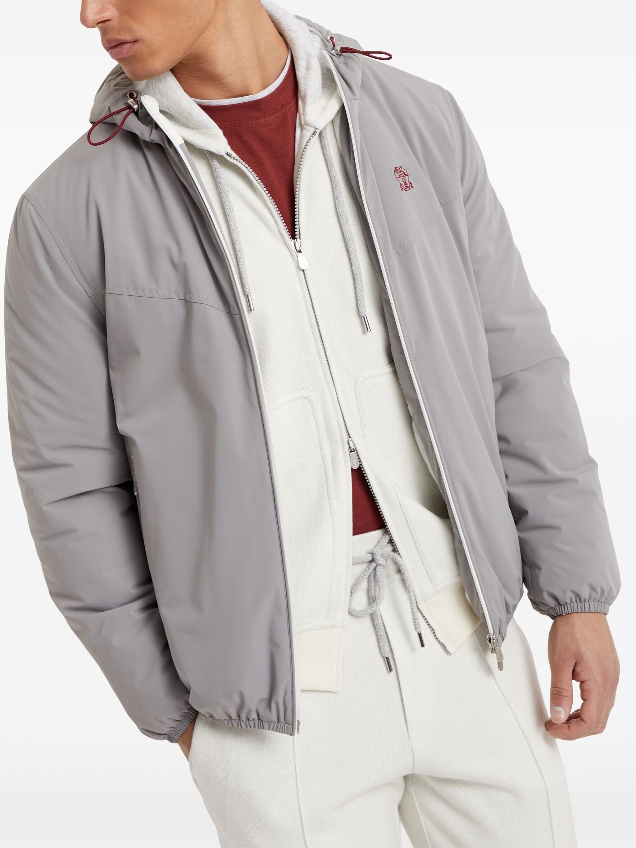 Brunello Cucinelli Water-Resistant Hooded Jacket