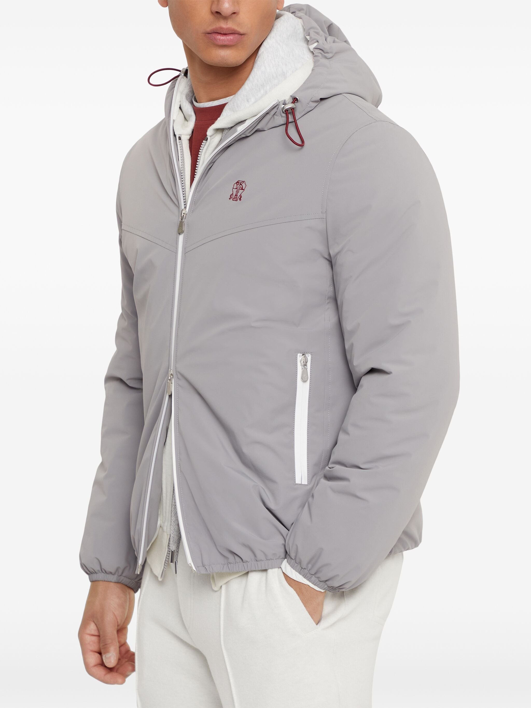 Brunello Cucinelli Water-Resistant Hooded Jacket