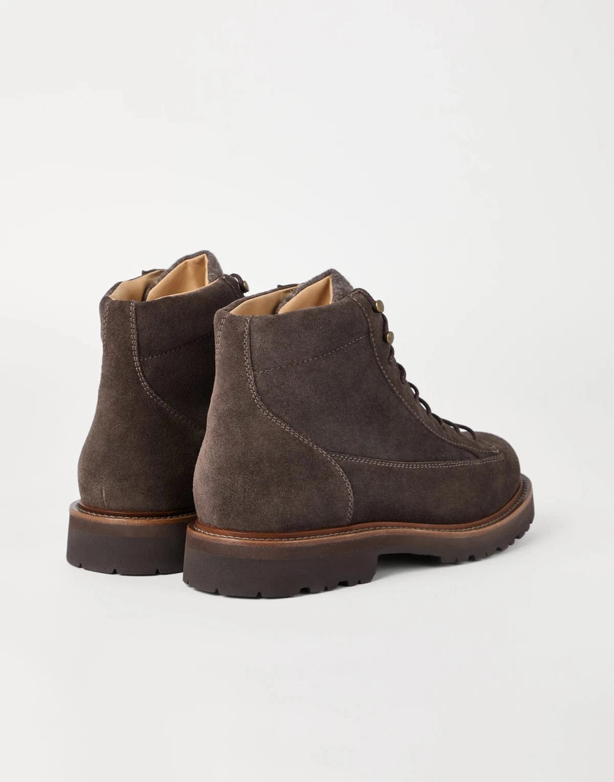 Brunello Cucinelli Waxed Suede Outdoor Boots