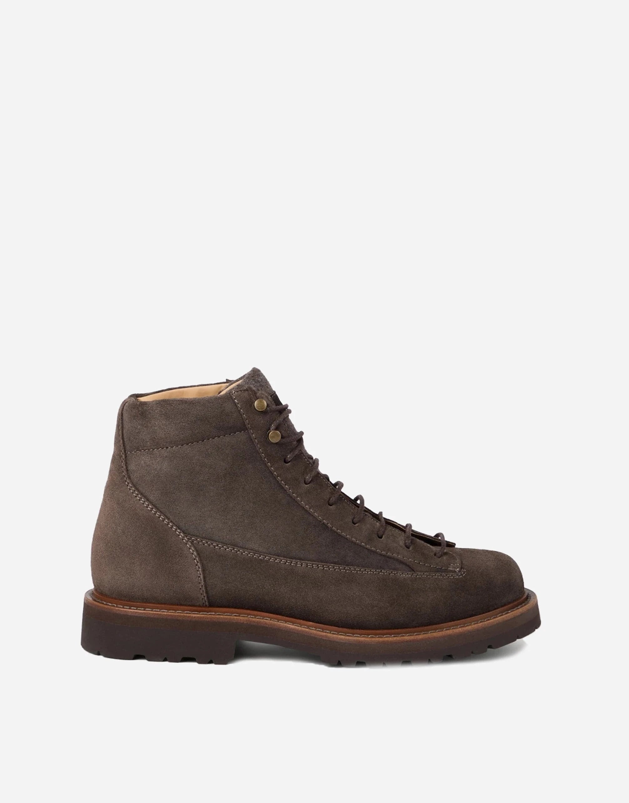 Brunello Cucinelli Waxed Suede Outdoor Boots