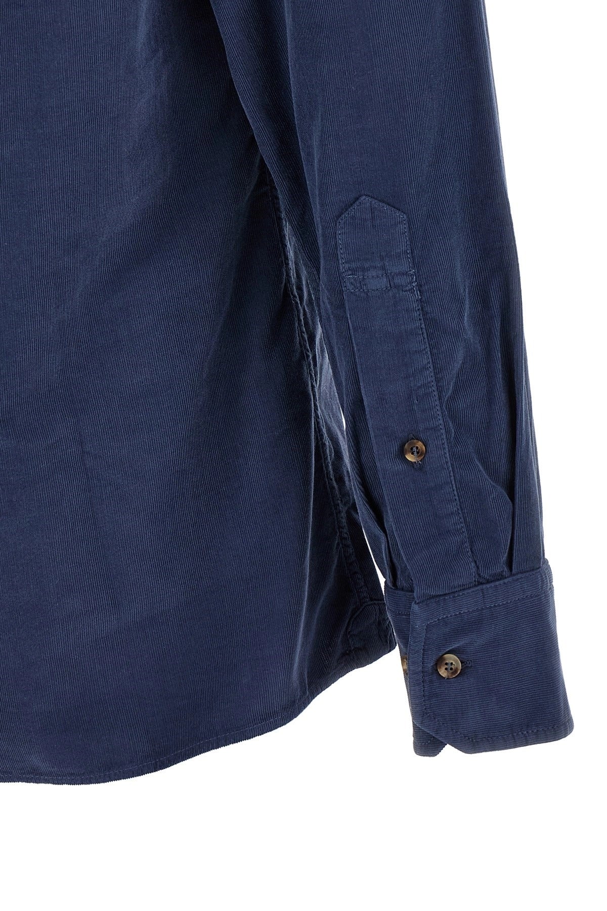 Camicia western in velluto a coste Brunello Cucinelli