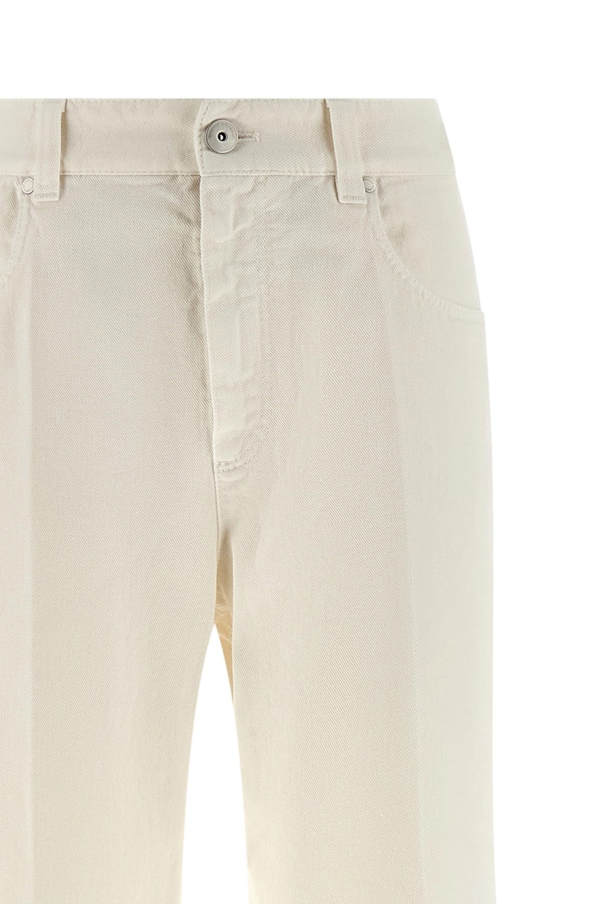 Brunello Cucinelli Brunello Cucinelli White Contemporary Loose Jeans