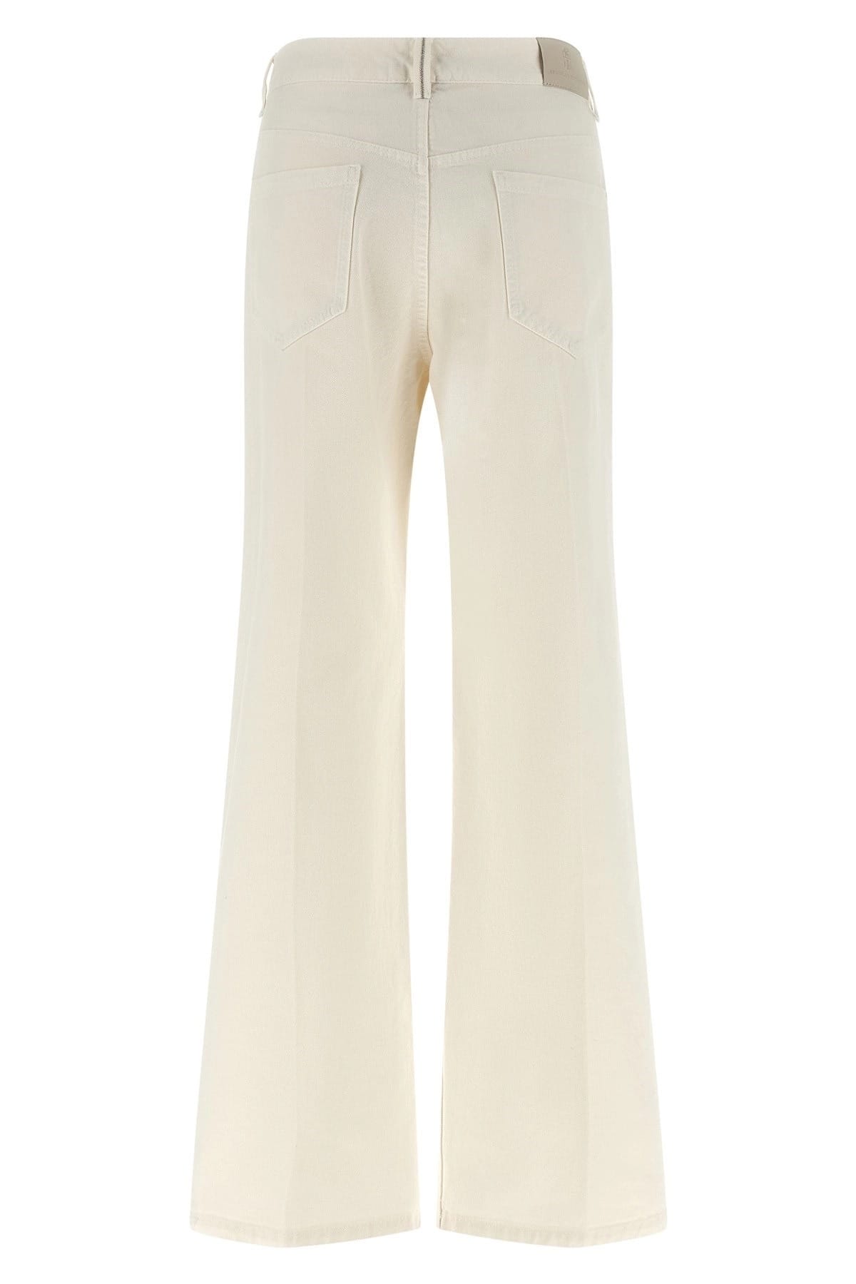 Brunello Cucinelli Brunello Cucinelli White Contemporary Loose Jeans