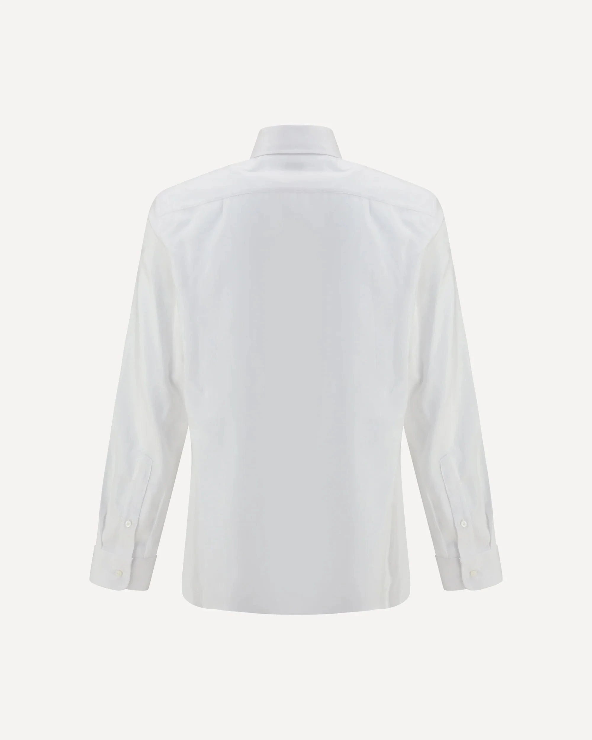 Brunello Cucinelli White Cotton-Blend Shirt