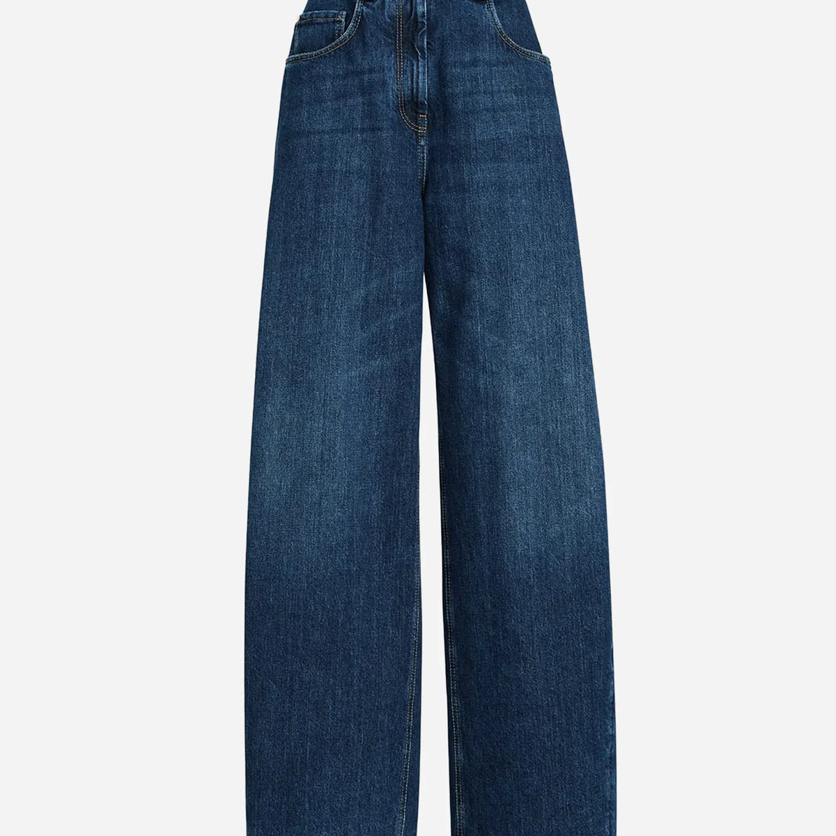 Brunello Cucinelli Wide Denim Monili Jeans | Sendegaro AE