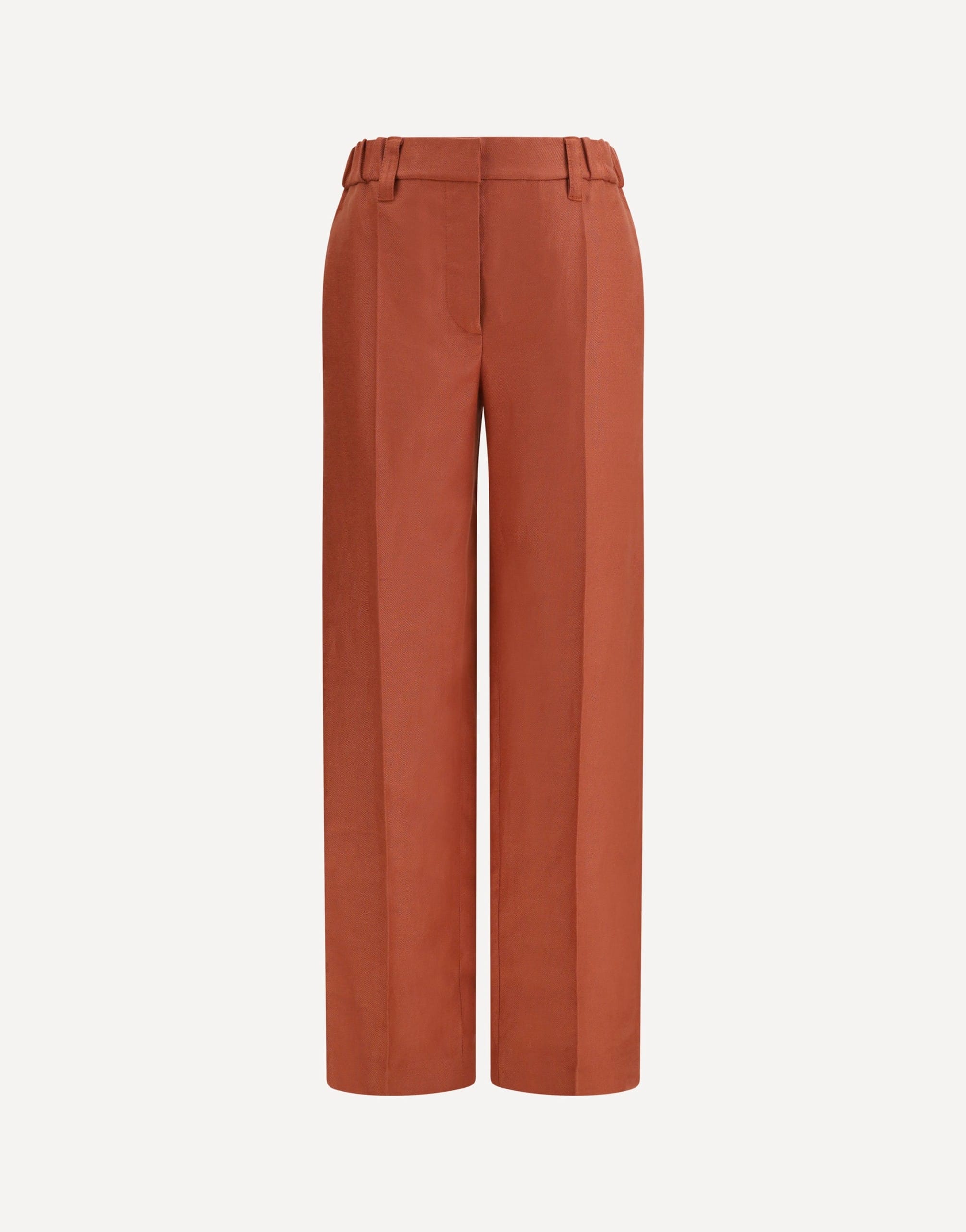 Brunello Cucinelli Wide-Leg Linen Pants With Elastic Waist