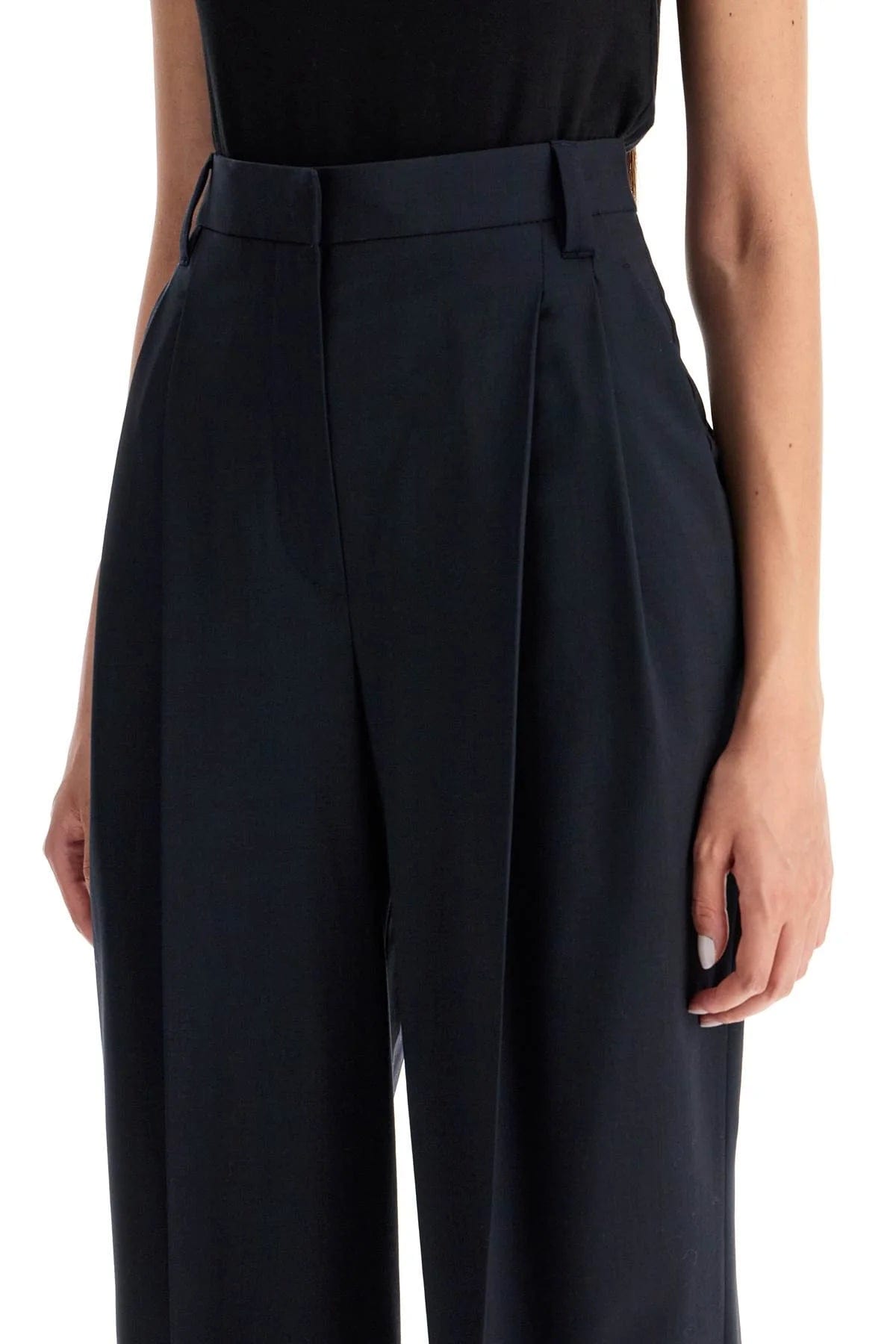 Brunello Cucinelli Wide-Leg Pleated Pants