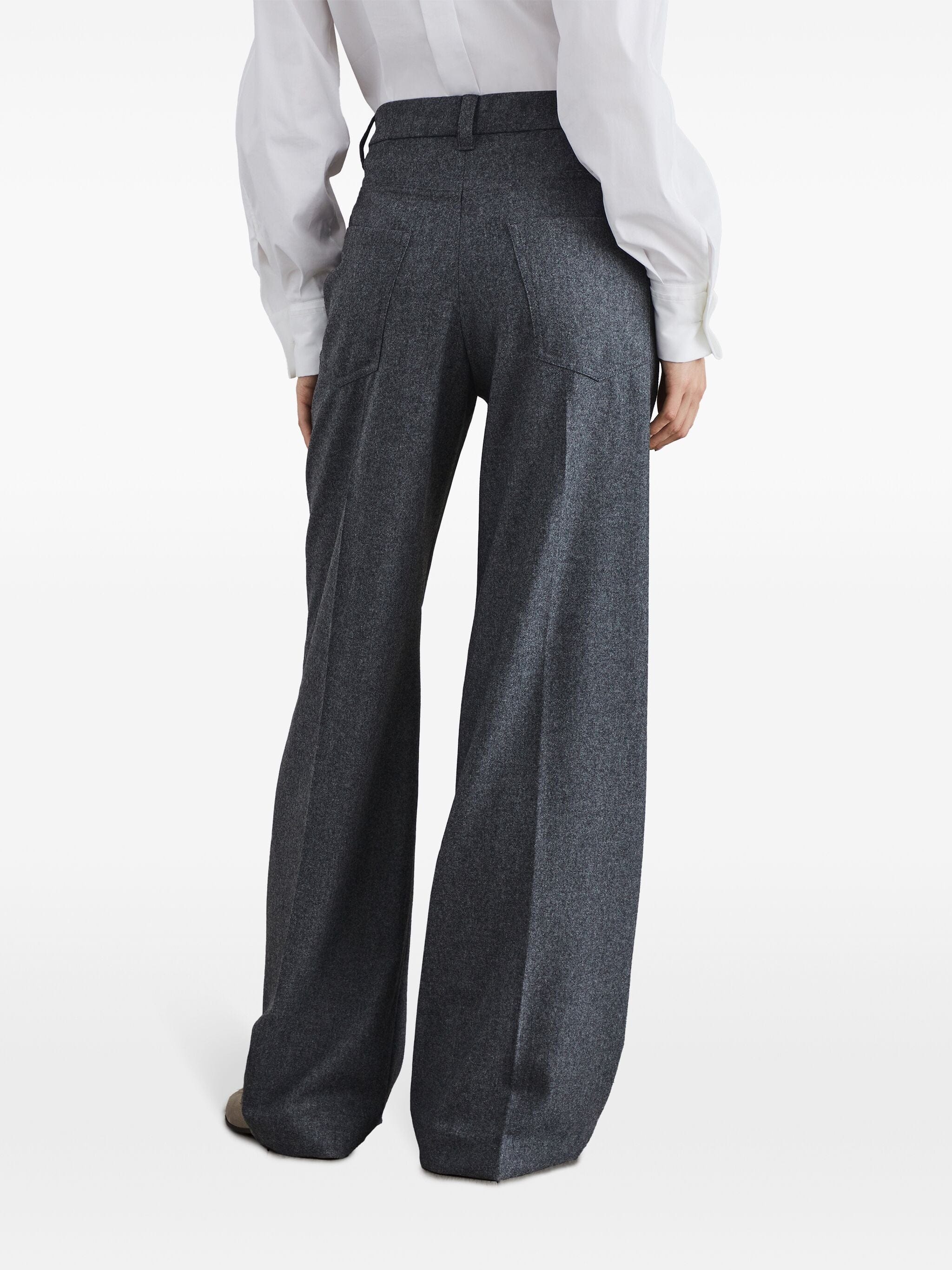 Brunello Cucinelli Wide-Leg Tailored Pants