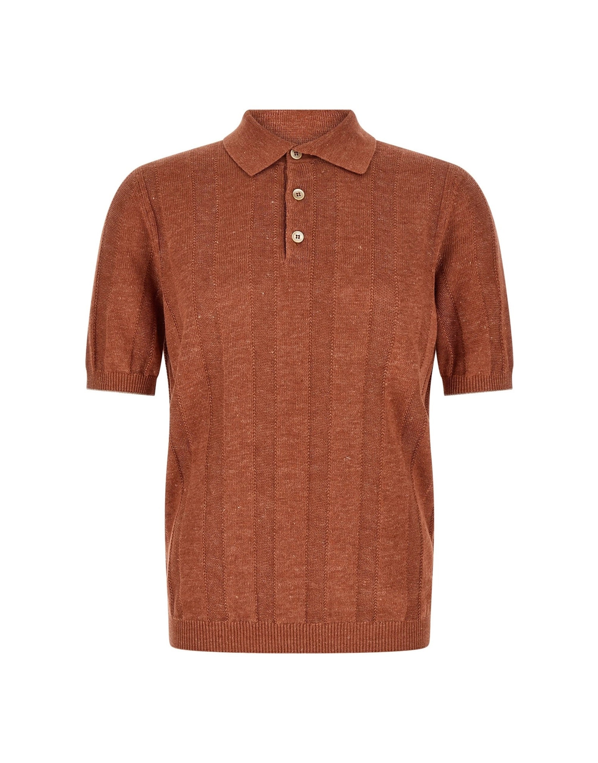 Polo à larges côtes Brunello Cucinelli