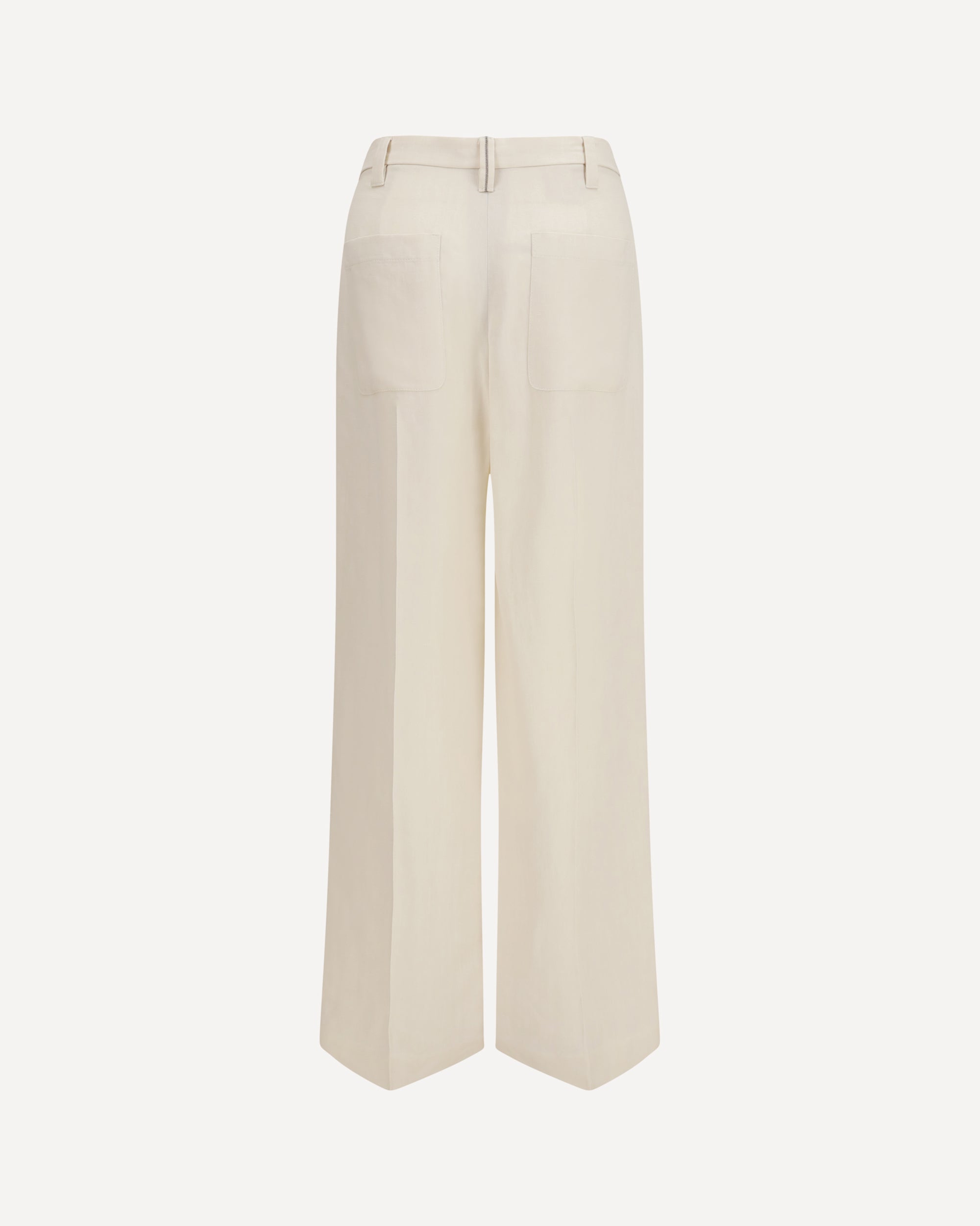 Brunello Cucinelli Wide Trousers In Fluid Twill