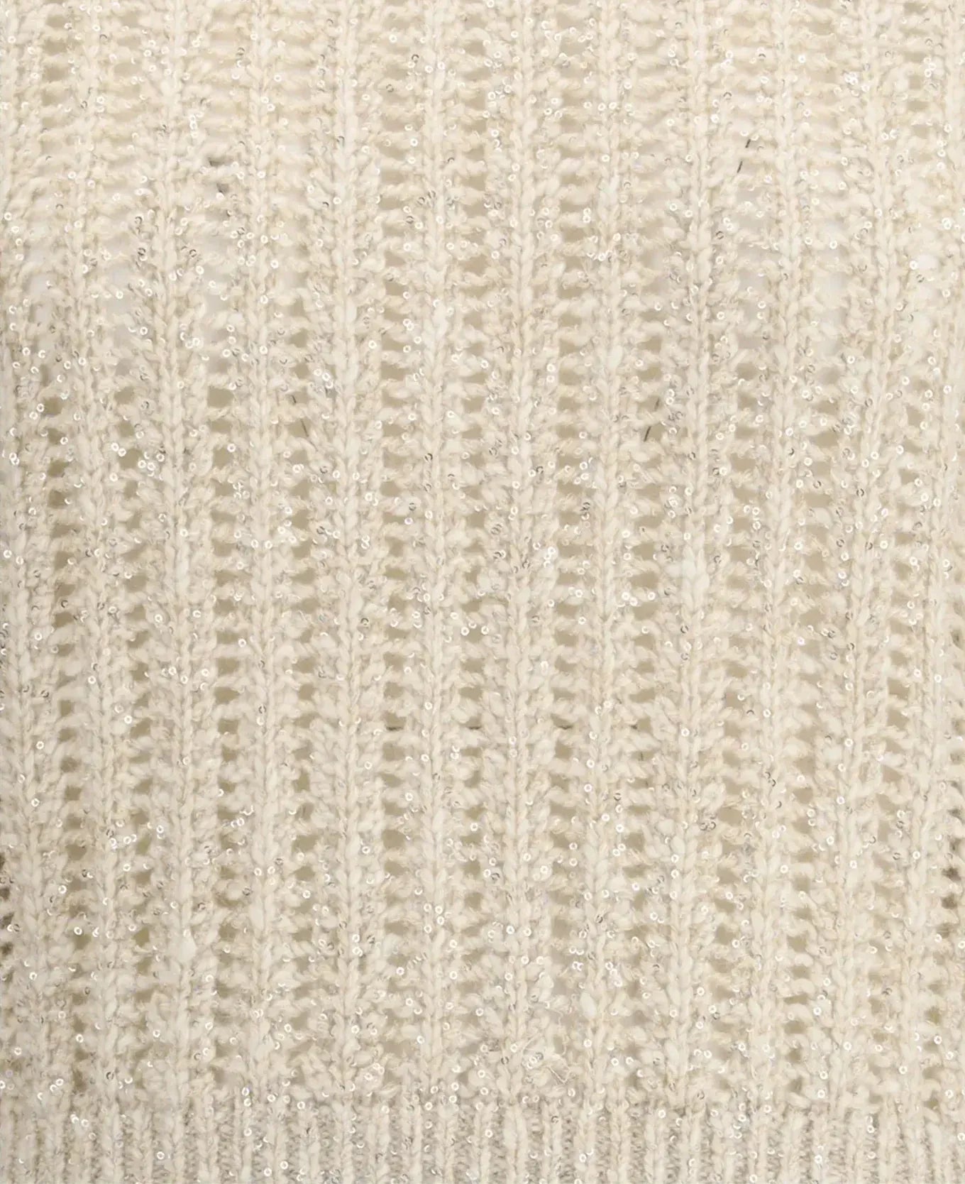 Brunello Cucinelli Wool-Blend Dazzling Rib Sweater