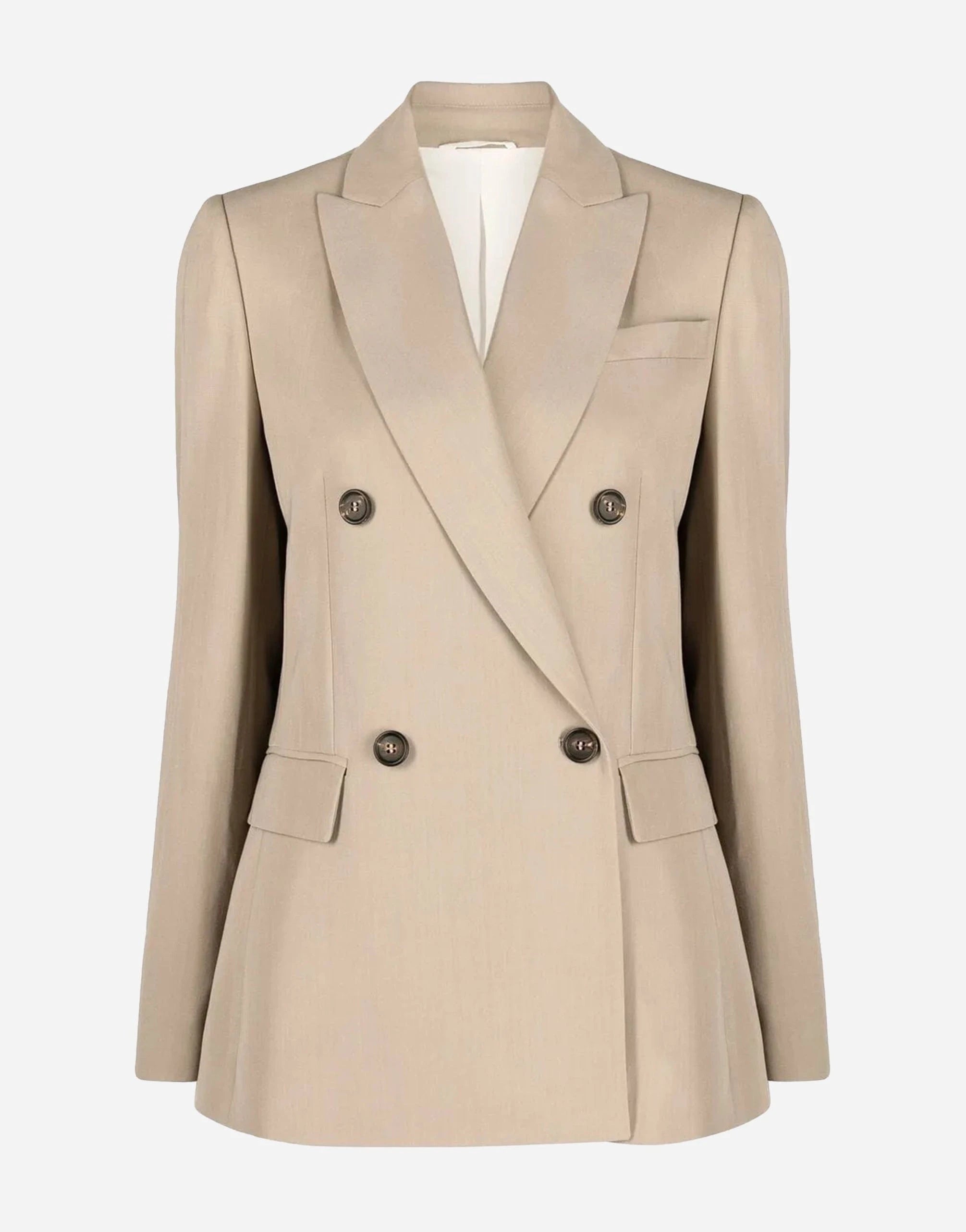 Brunello Cucinelli Wool Blend Double-Breasted Blazer Jacket