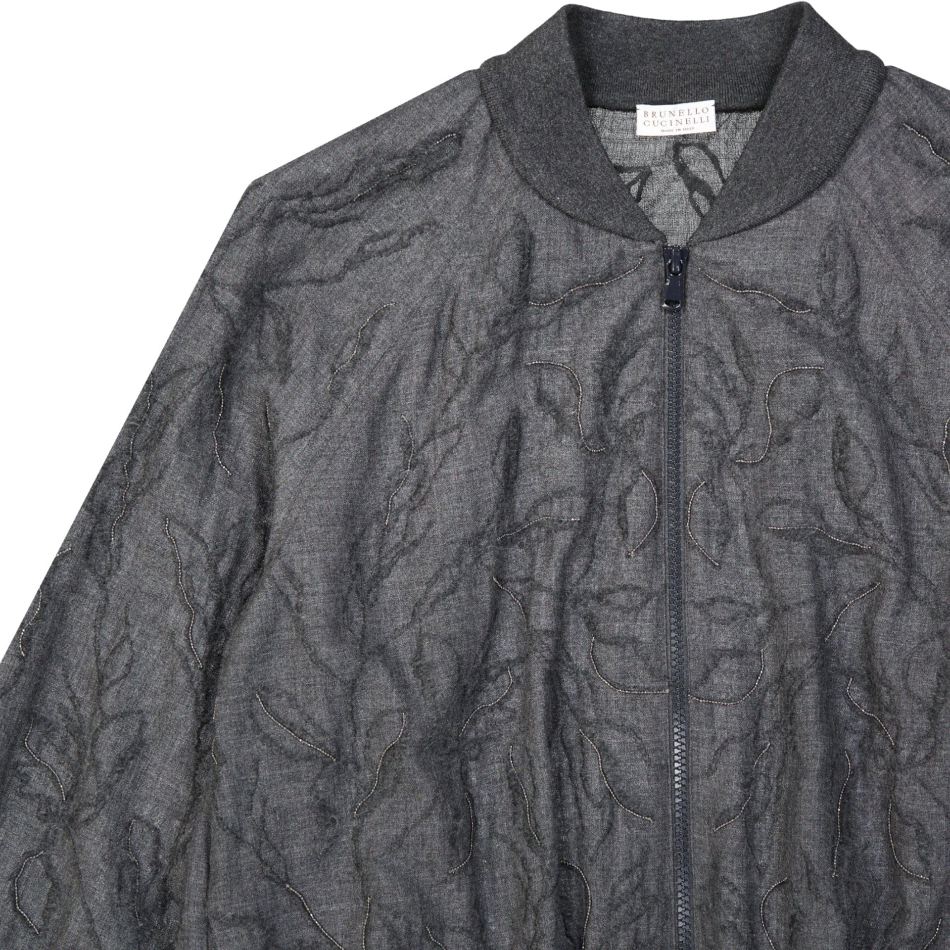 Brunello Cucinelli Wool Bomber Jacket