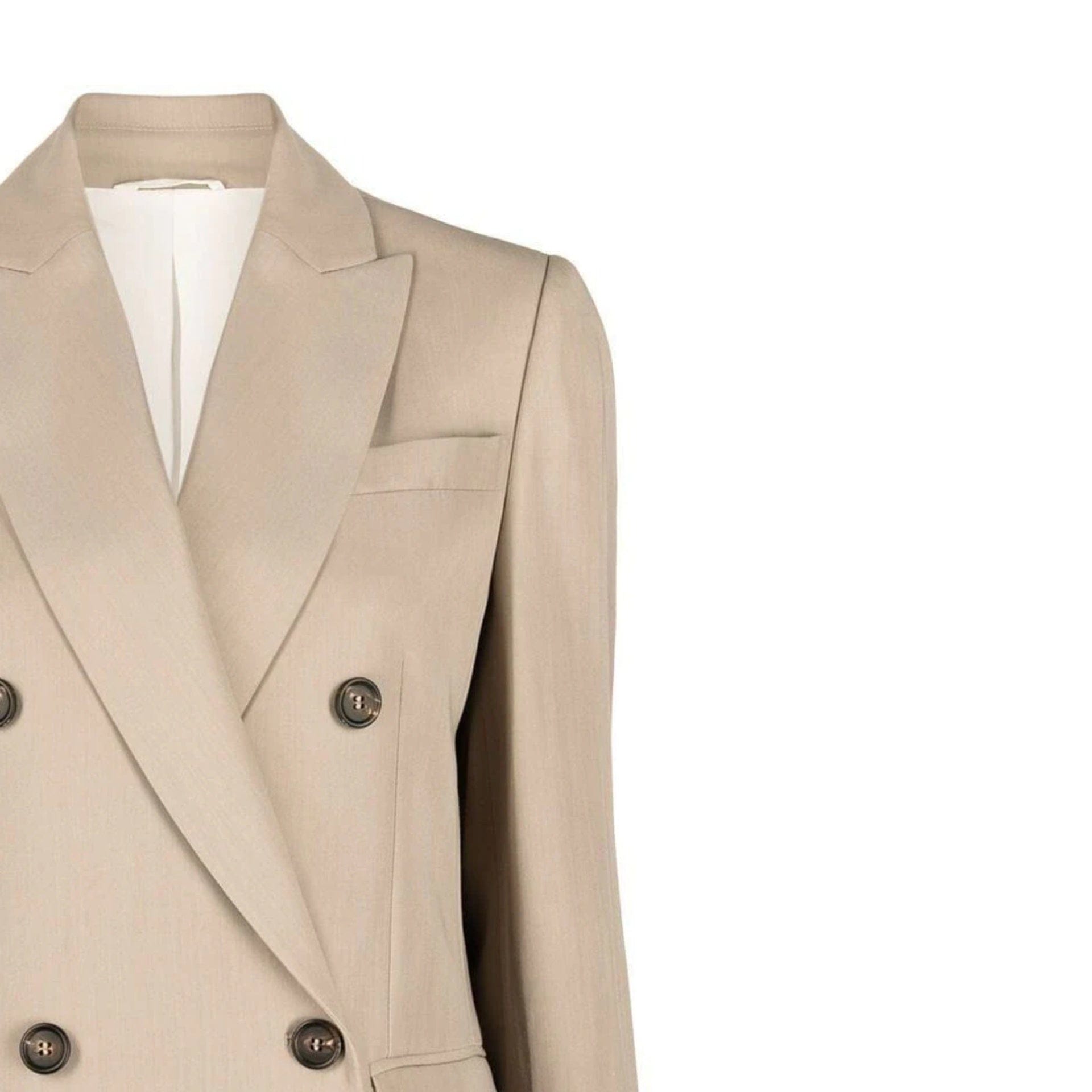 Brunello Cucinelli Wool Double Breasted Jacket