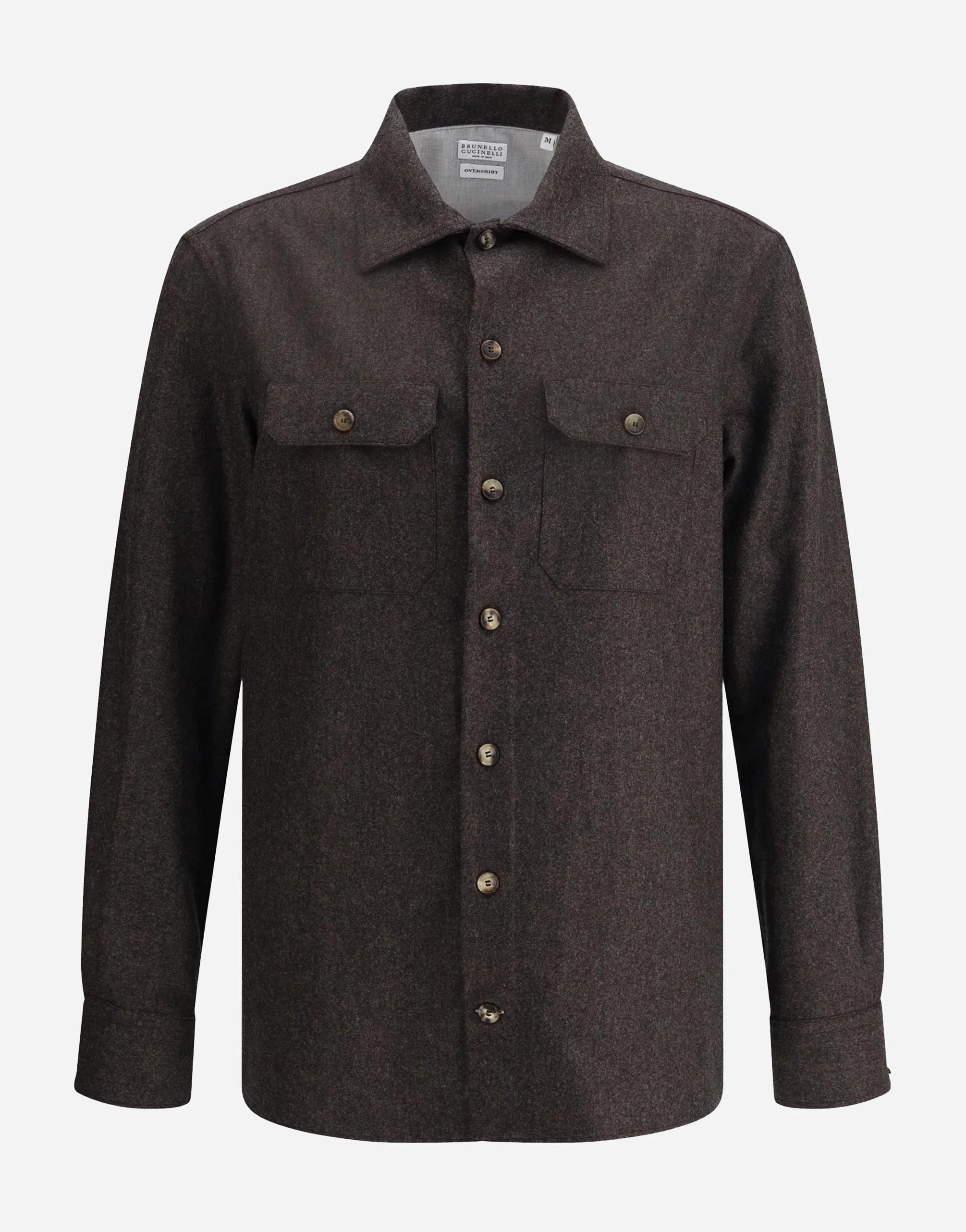 Brunello Cucinelli Wool Flannel Overshirt