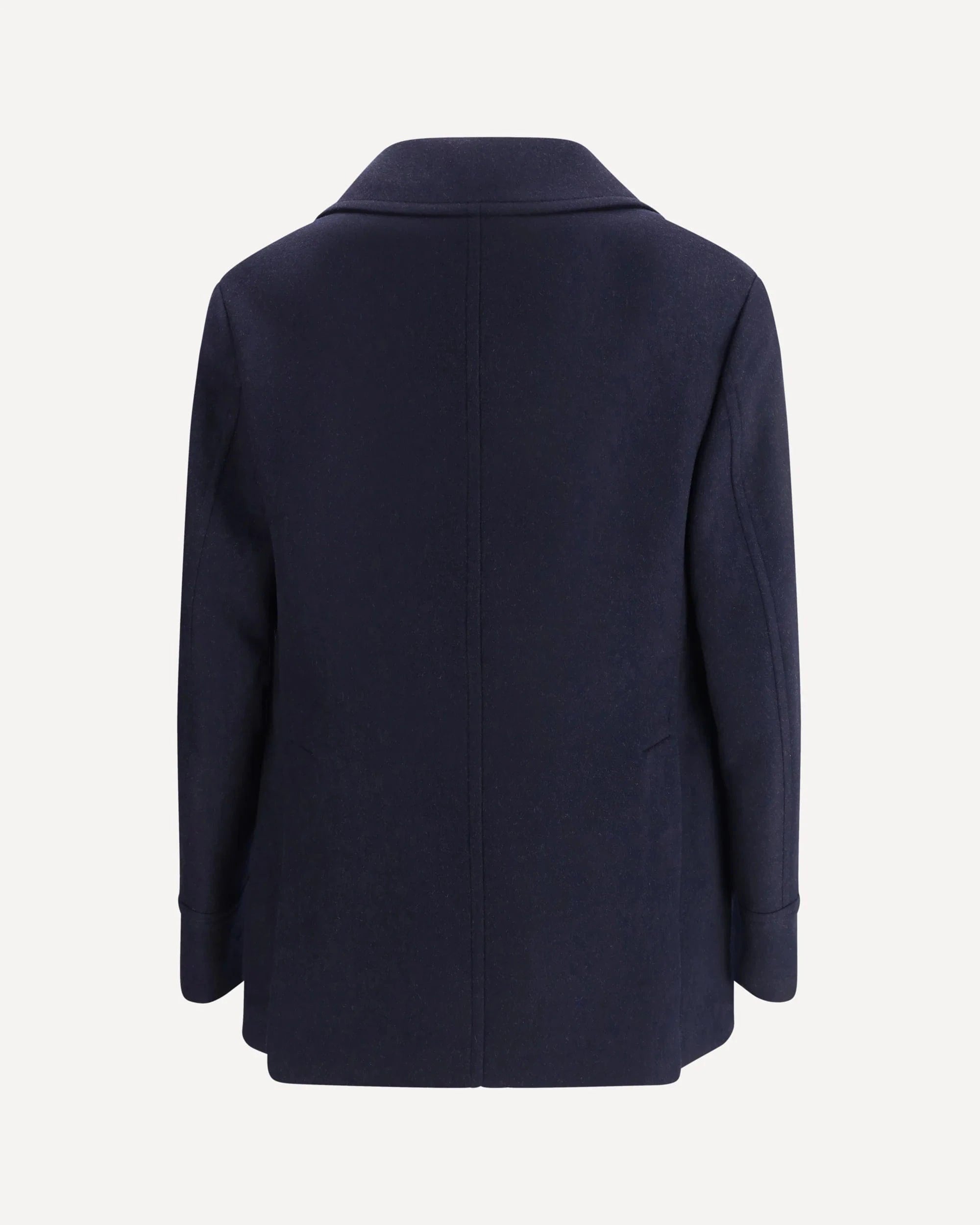 Brunello Cucinelli Wool Flannel Pea Coat