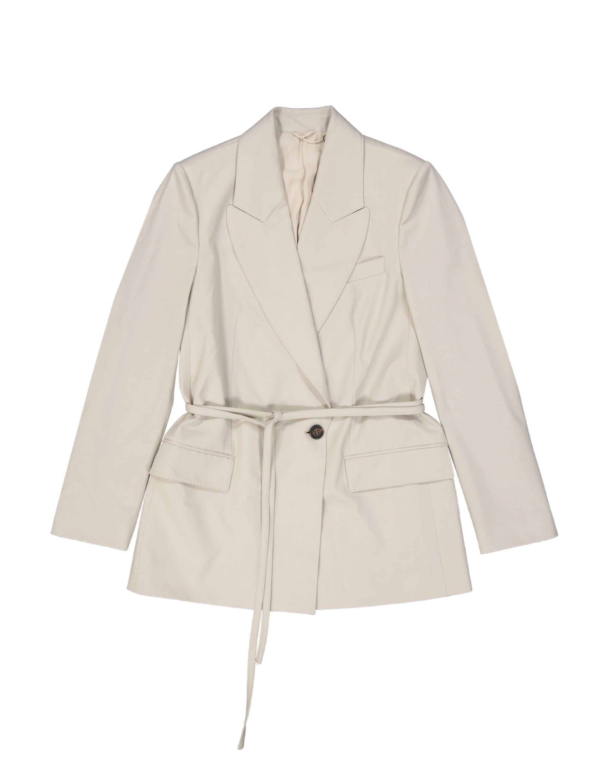 Brunello Cucinelli Wool Jacket With Detachable Belt