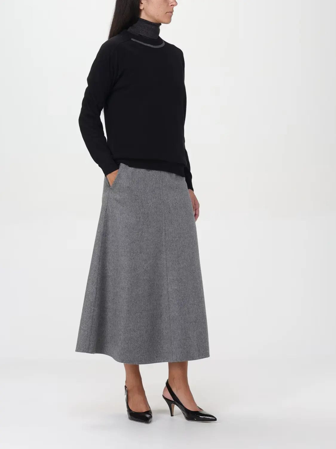 Brunello Cucinelli Wool Skirt