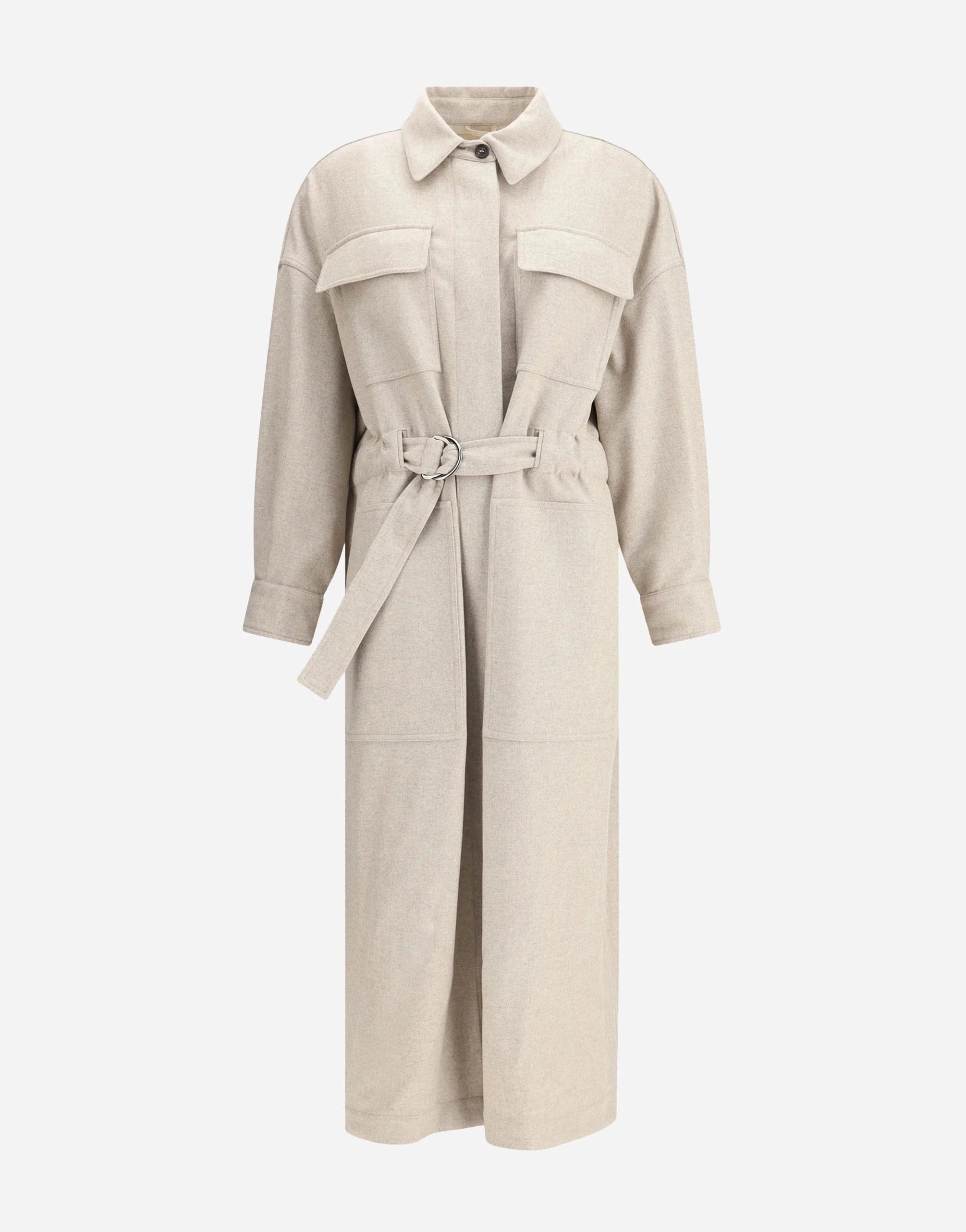 Brunello Cucinelli Wool Wrap Coat