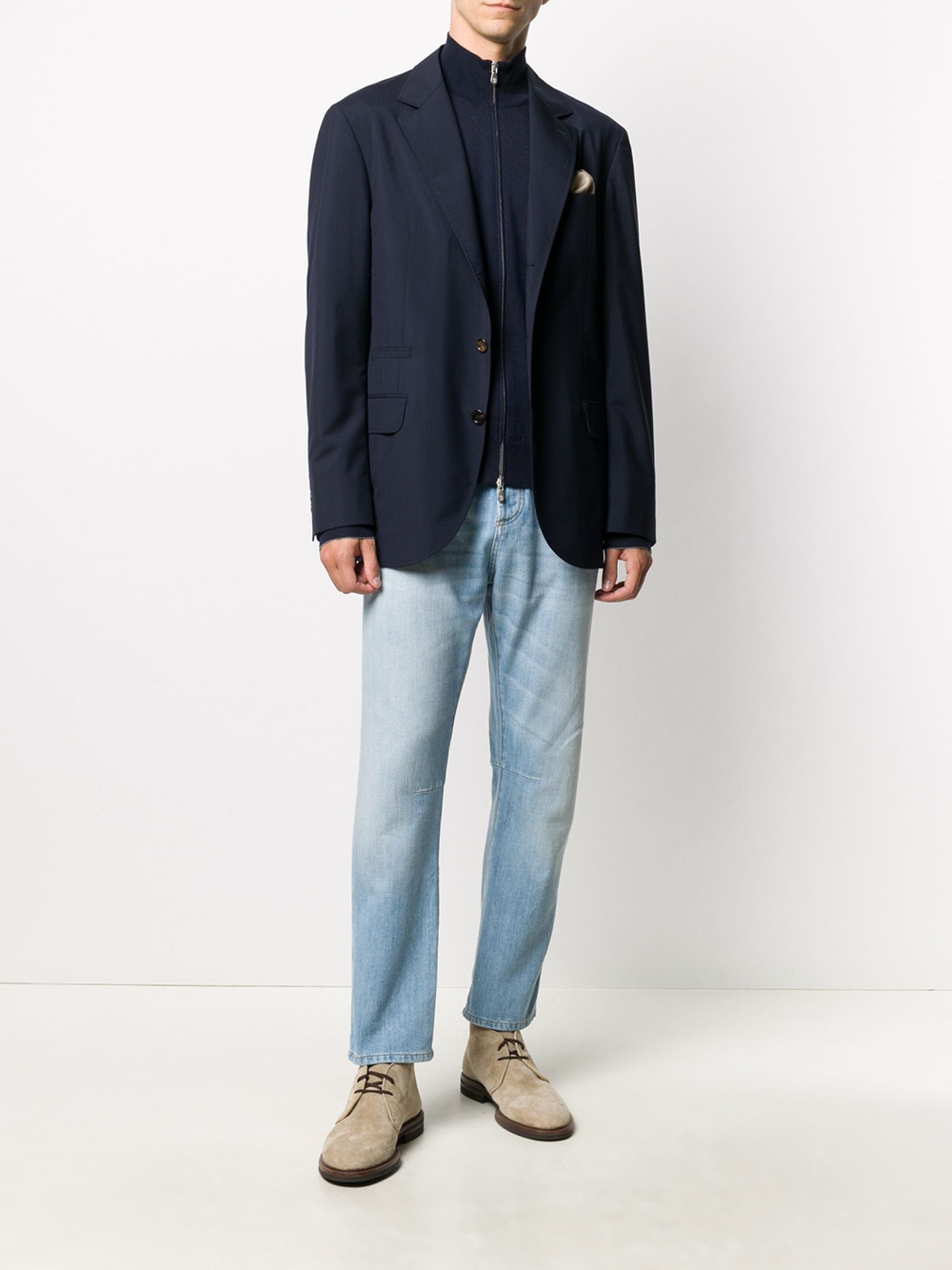 Brunello Cucinelli Zip-Through Cardigan