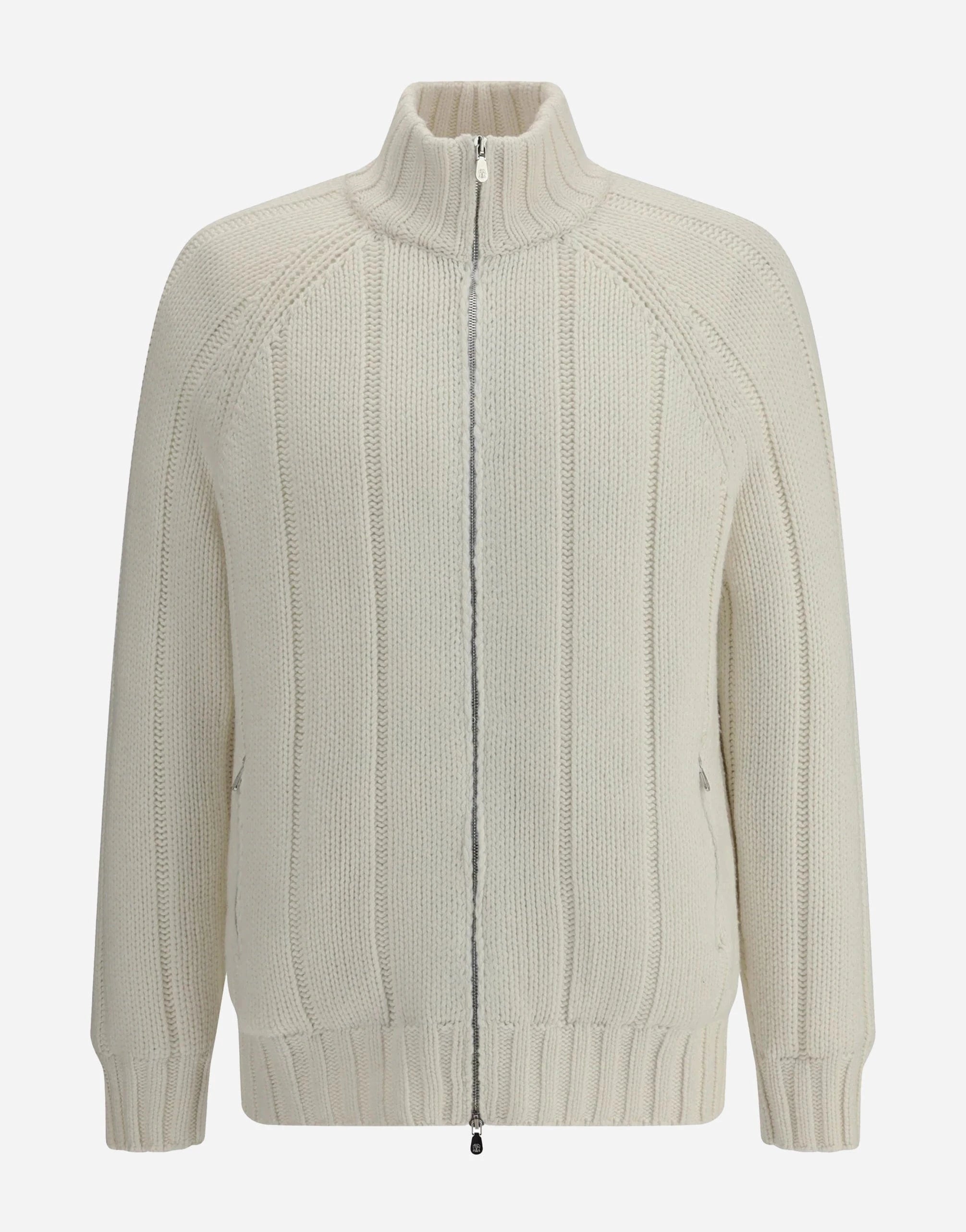 Brunello Cucinelli Zip-up Ribbed-Knit Jacket