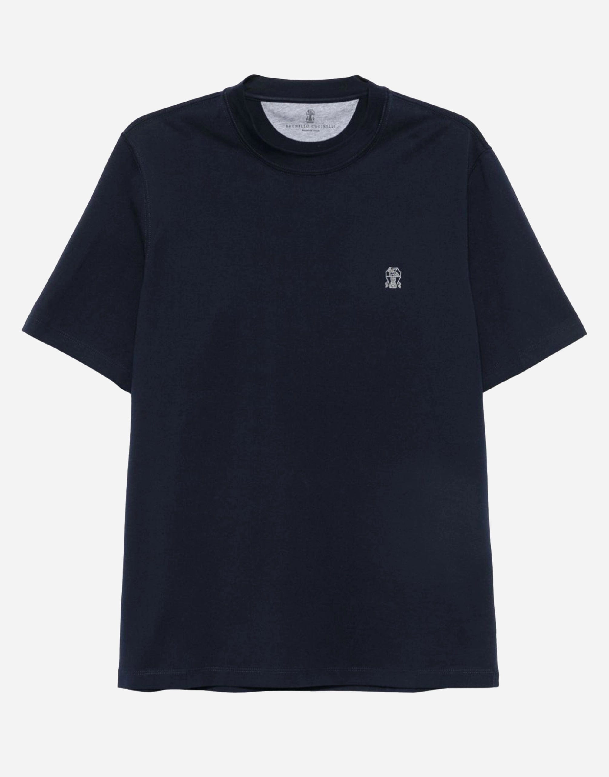 Brunello Cucinelli Logo-Embroidered T-Shirt