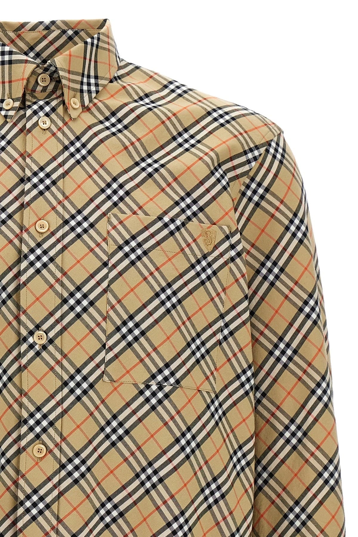Burberry Burberry Beige Check Shirt