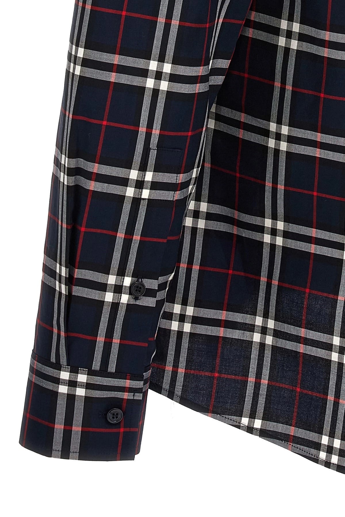 Burberry Burberry Blue Check Cotton Shirt