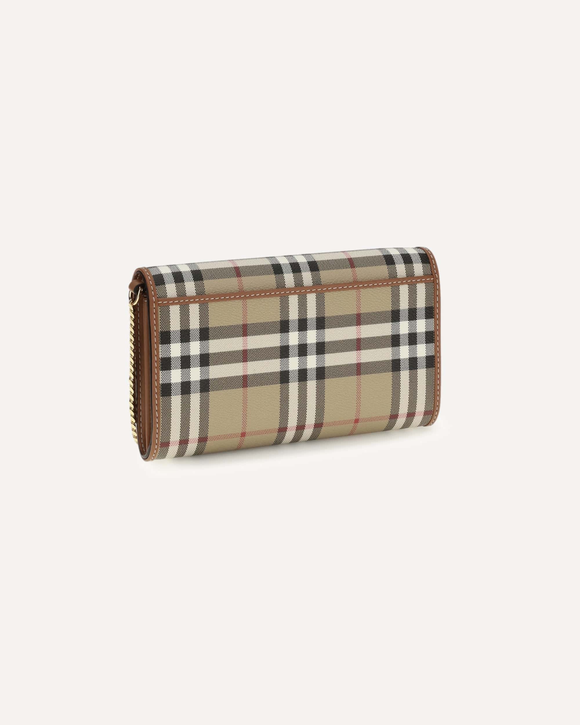 Burberry Chain Wallet With Shoulder Strap