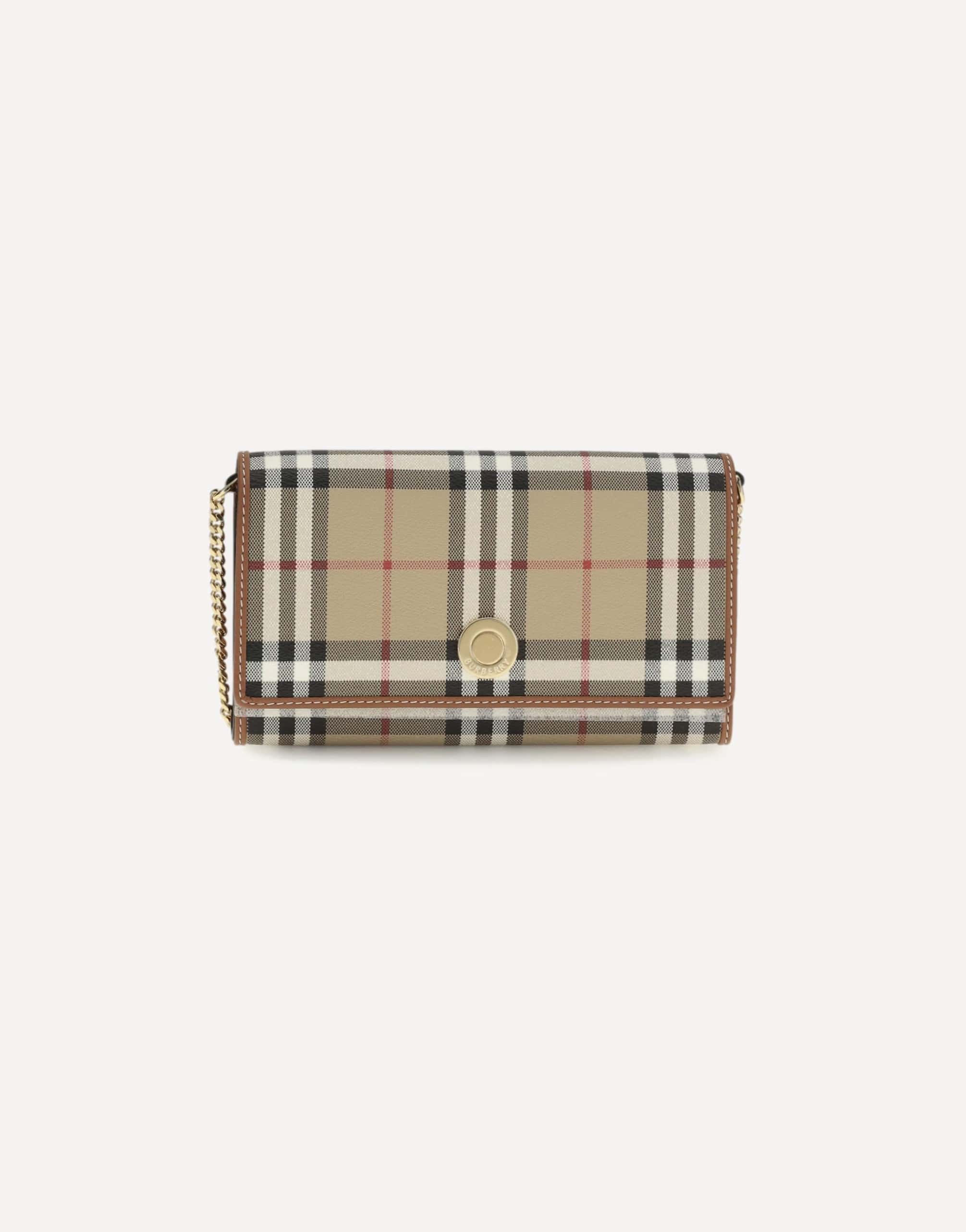 Burberry Chain Wallet With Shoulder Strap