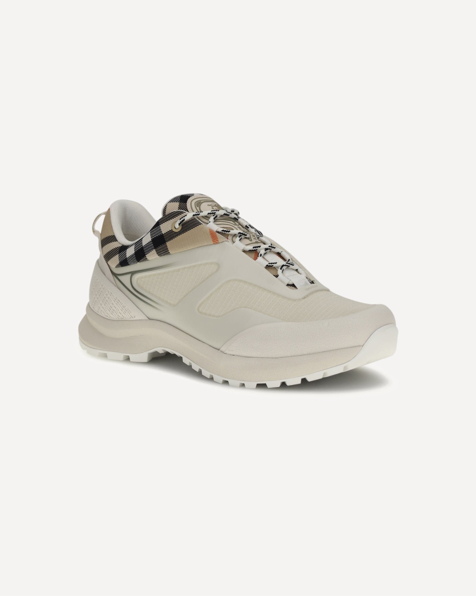 Burberry Check And Mesh Discover Sneakers - alternate view