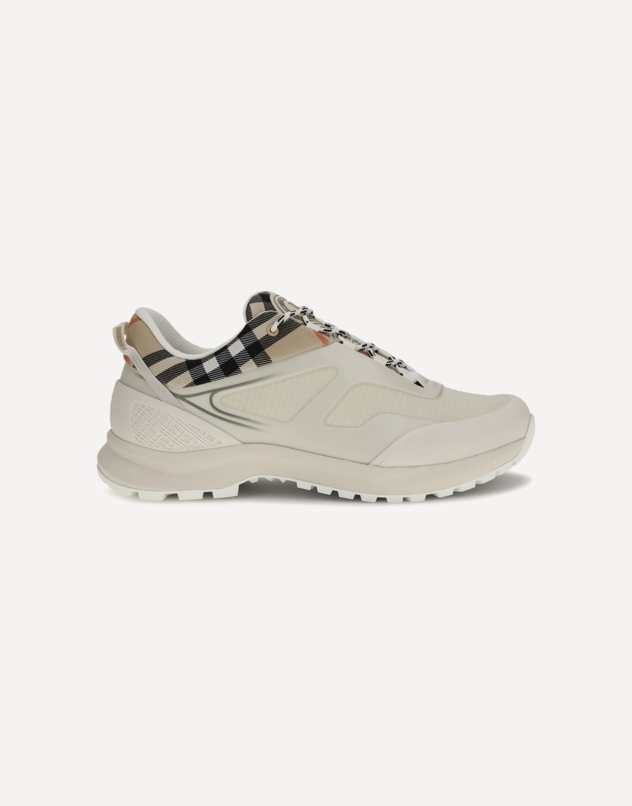 Burberry Check And Mesh Discover Sneakers