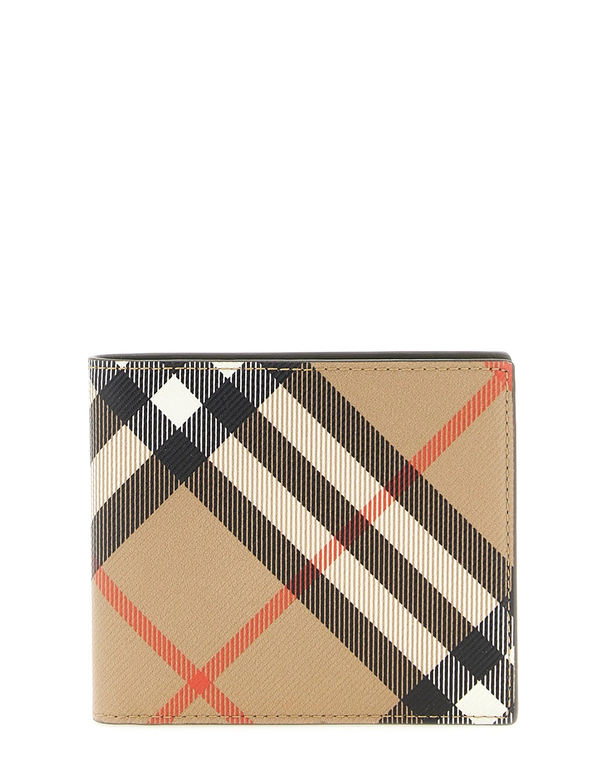 محفظة ثنائية الطي بنقشة Check من Burberry