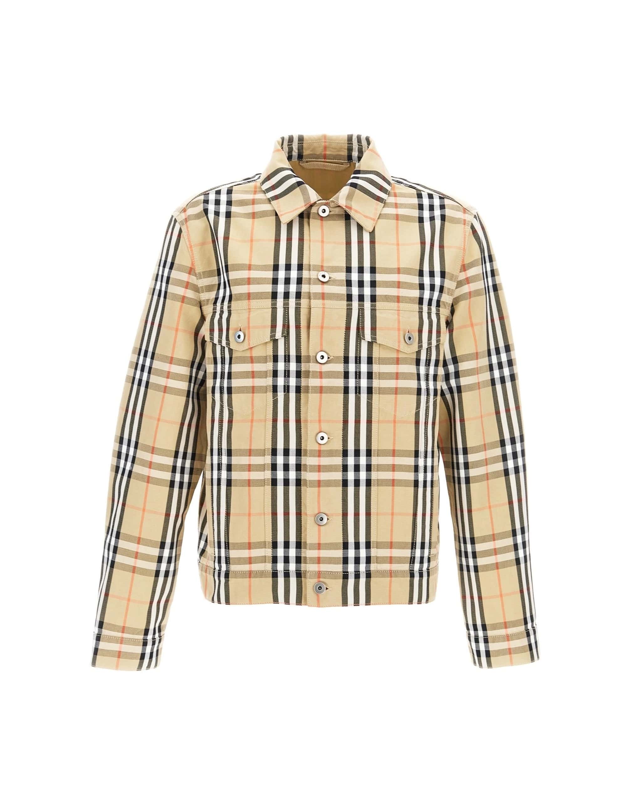 Burberry Burberry Check Cotton Jacket