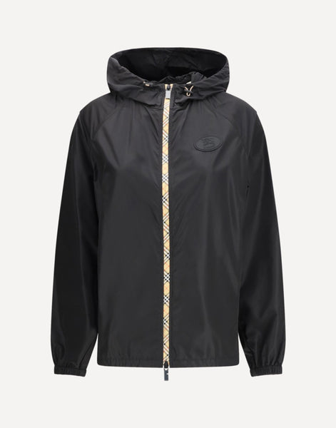 Burberry チェック柄フード付きナイロンジャケット | Sendegaro JP