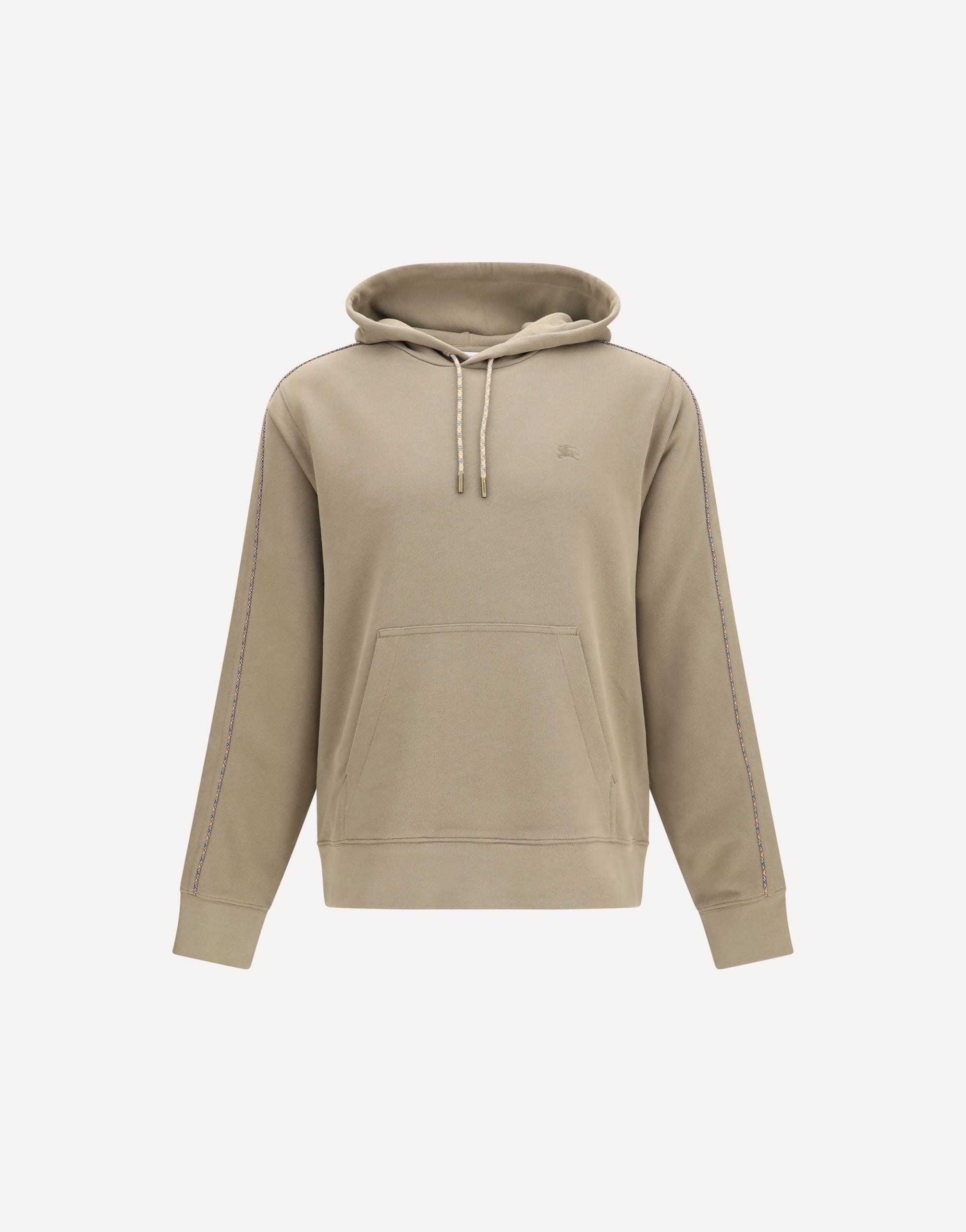 Burberry Check Hoodie With Drawstrings Hoodies